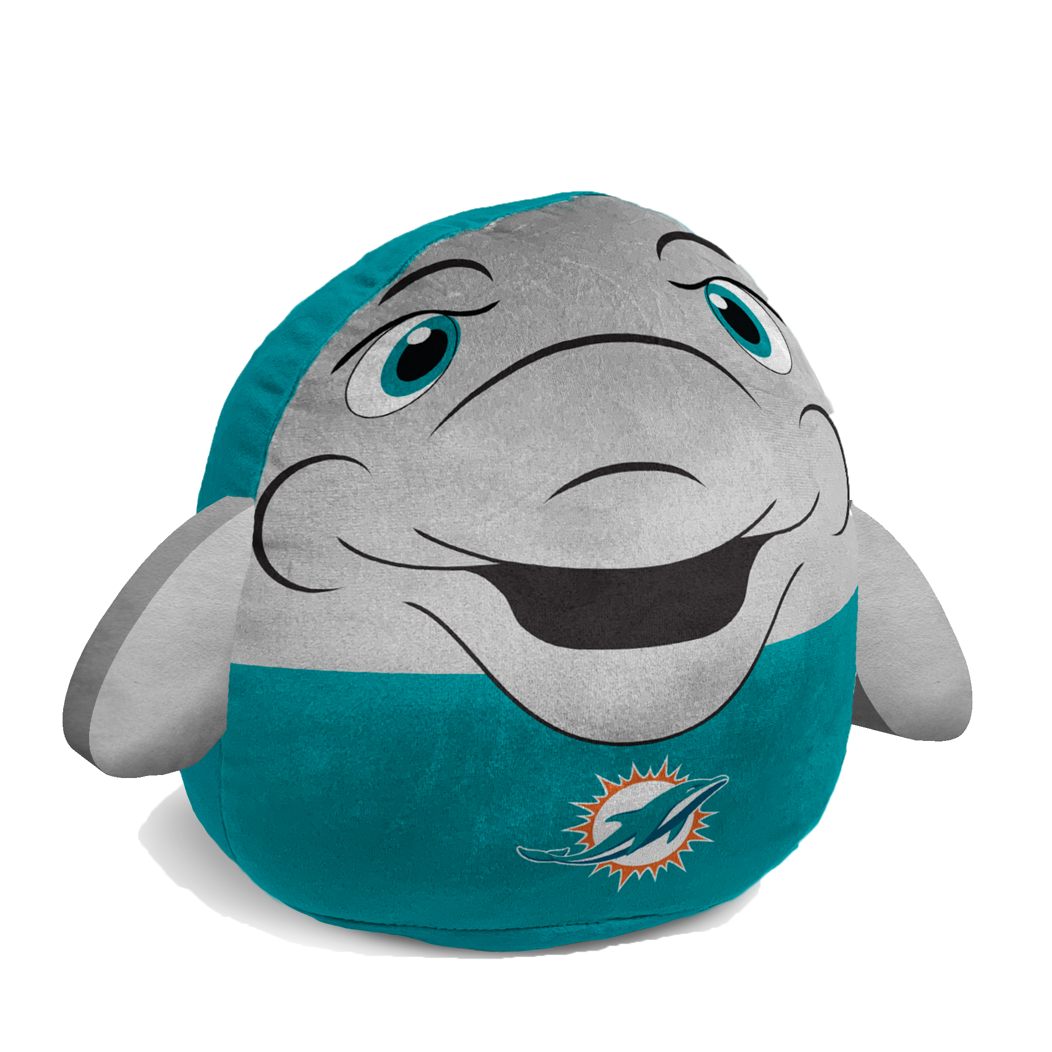 Miami Dolphins Plushie Mascot Squish Pillow - Sports Gifts, Sports Memorabilia, Sports Collectibles, Fan Shop