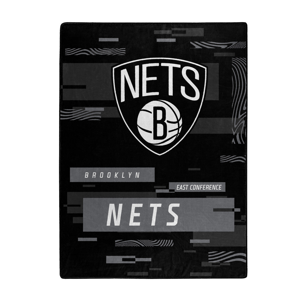 Brooklyn Nets Blanket 60x80 Raschel Digitize Design Special Order - Sports Collectibles, Sports Memorabilia, Sports Fan Shop, Sports Gifts
