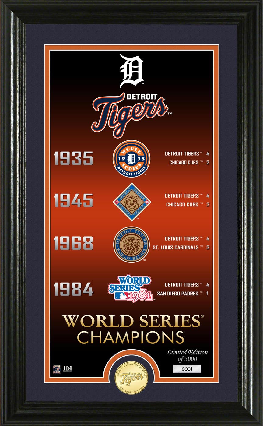 Detroit Tigers "Legacy" Bronze Coin Photo Mint - Sports Collectibles, Sports Memorabilia, Sports Fan Shop, Sports Gifts