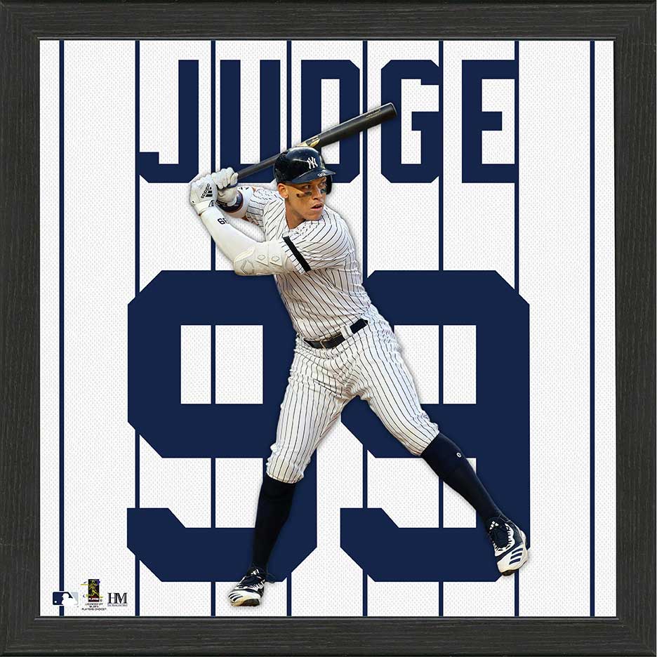 Aaron Judge Impact Jersey Framed Photo - Sports Collectibles, Sports Memorabilia, Sports Fan Shop, Sports Gifts