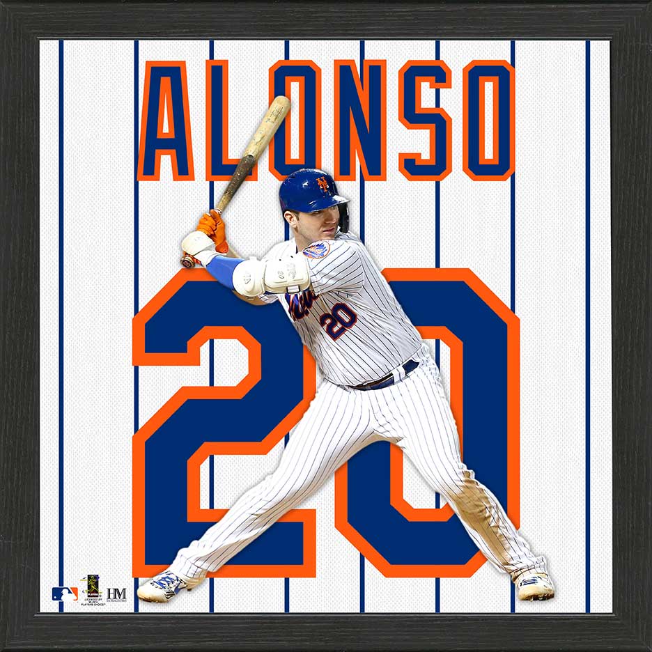 Pete Alonso Impact Jersey Framed Photo - Sports Collectibles, Sports Memorabilia, Sports Fan Shop, Sports Gifts