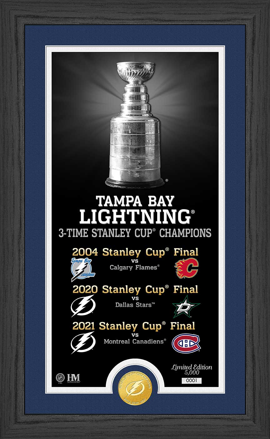 Tampa Bay Lightning Bronze Coin Legacy Photo Mint - Sports Collectibles, Sports Memorabilia, Sports Fan Shop, Sports Gifts