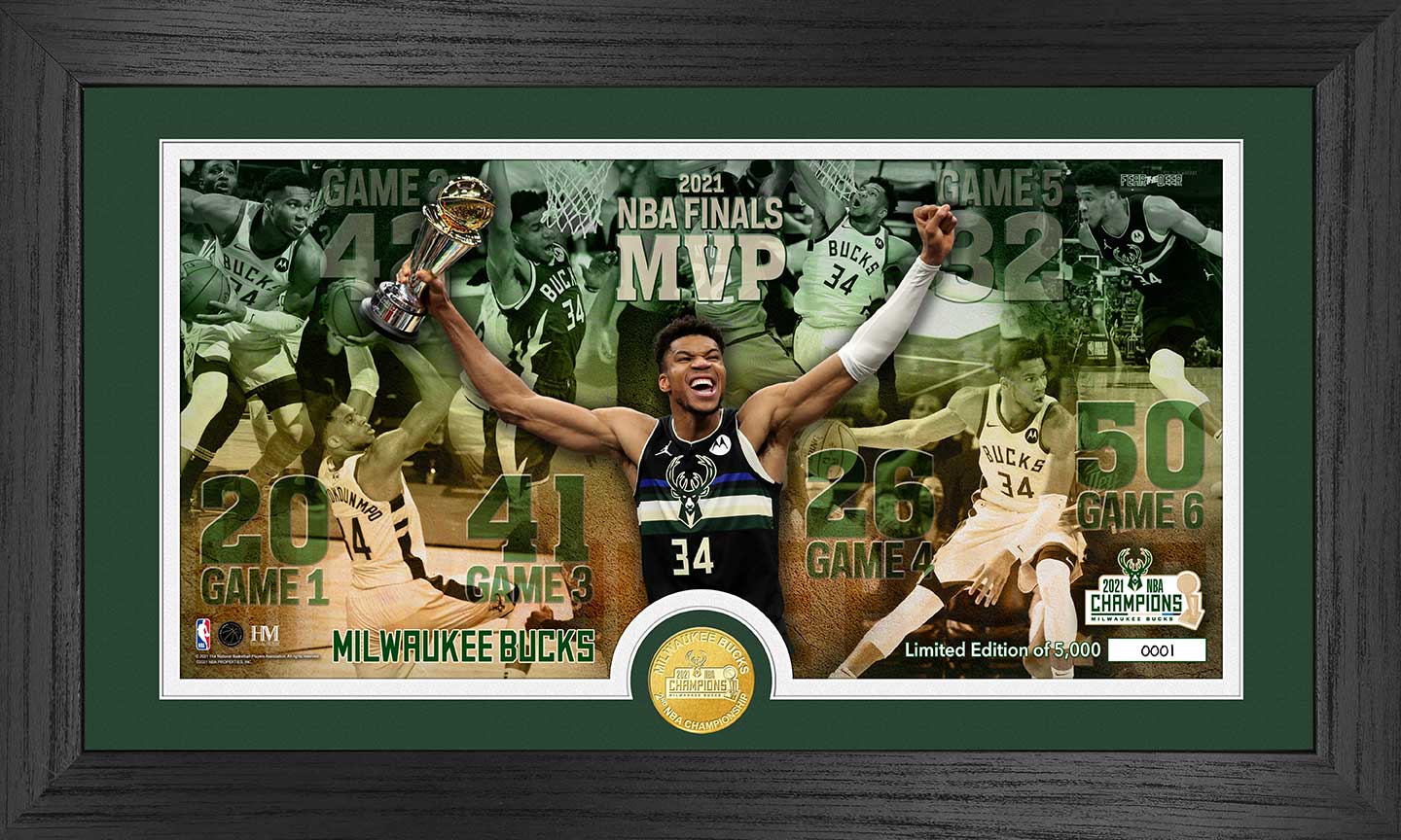 Giannis Antetokounmpo 2021 NBA Finals Pano Bronze Coin Photo Mint - Sports Collectibles, Sports Memorabilia, Sports Fan Shop, Sports Gifts