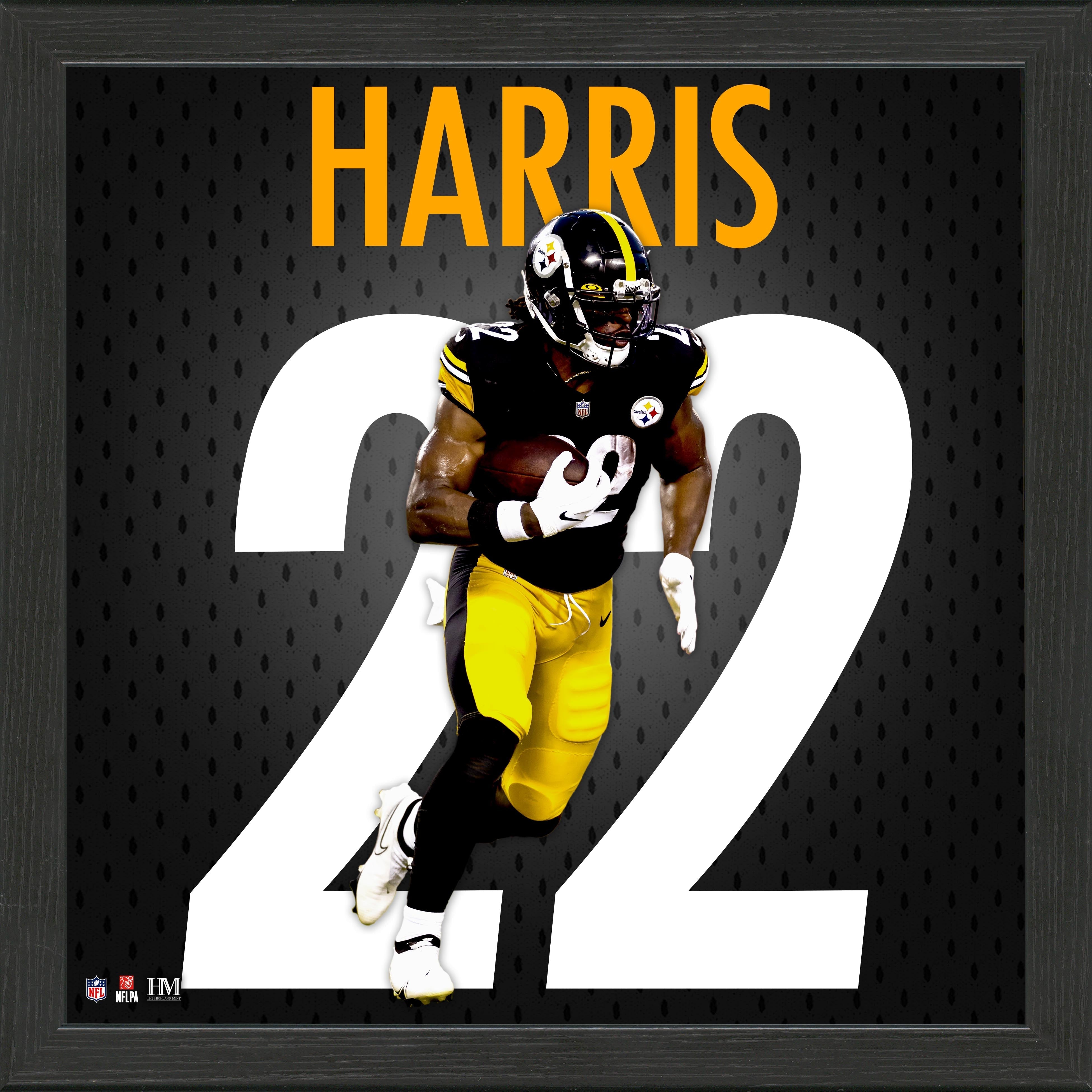 Najee Harris Rookie Impact Jersey Frame - Sports Collectibles, Sports Memorabilia, Sports Fan Shop, Sports Gifts