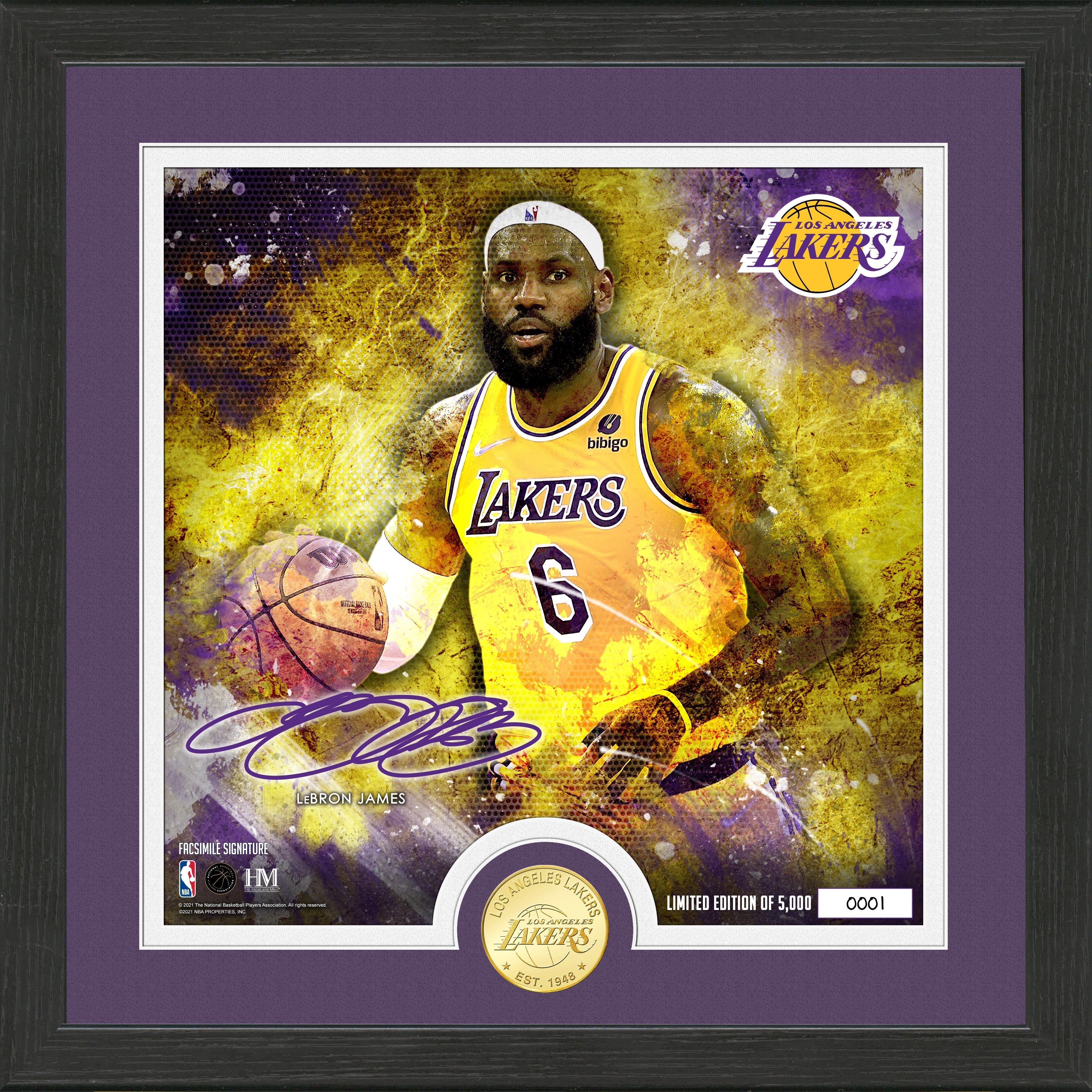 LeBron James Surge Bronze Coin Photo Mint - Sports Collectibles, Sports Memorabilia, Sports Fan Shop, Sports Gifts