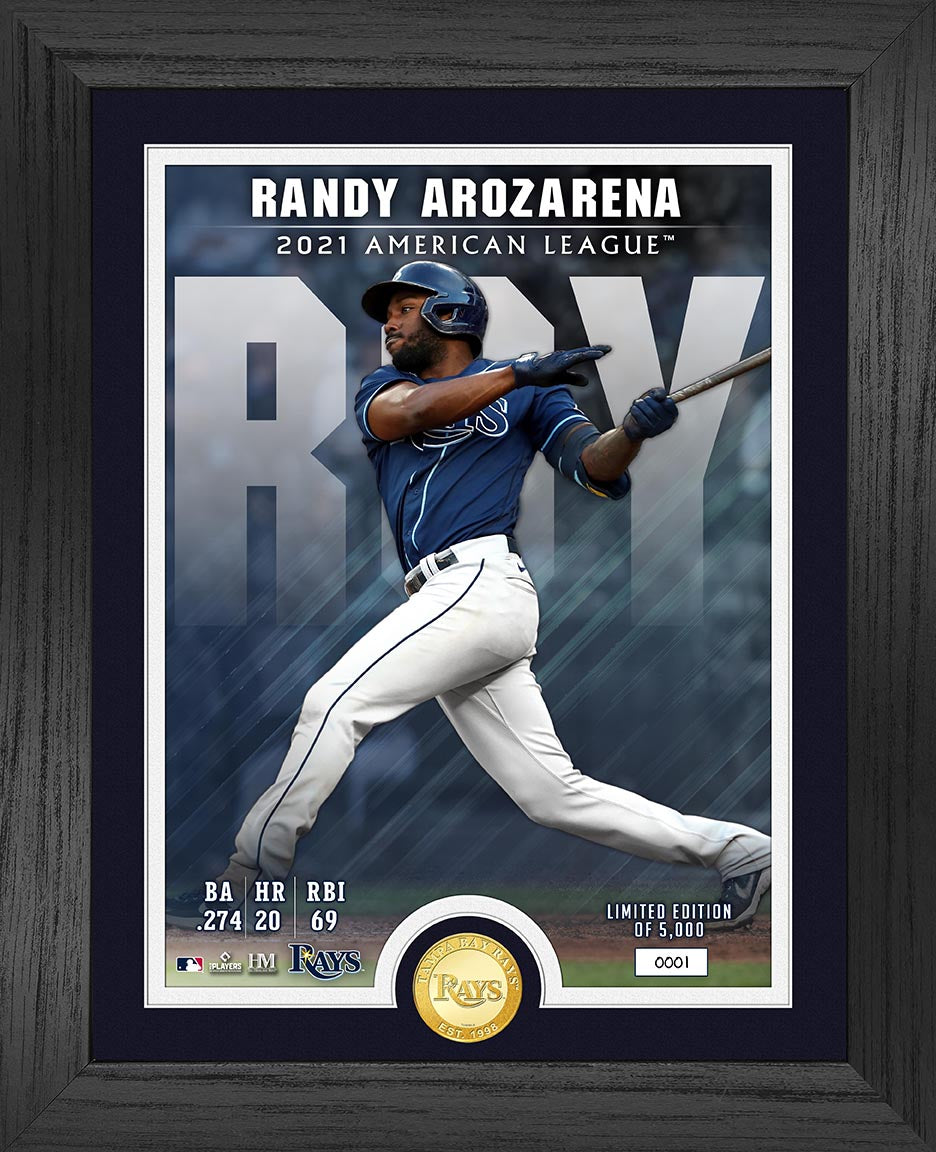 Randy Arozarena 2021 AL ROY Bronze Coin Photo Mint - Sports Collectibles, Sports Memorabilia, Sports Fan Shop, Sports Gifts