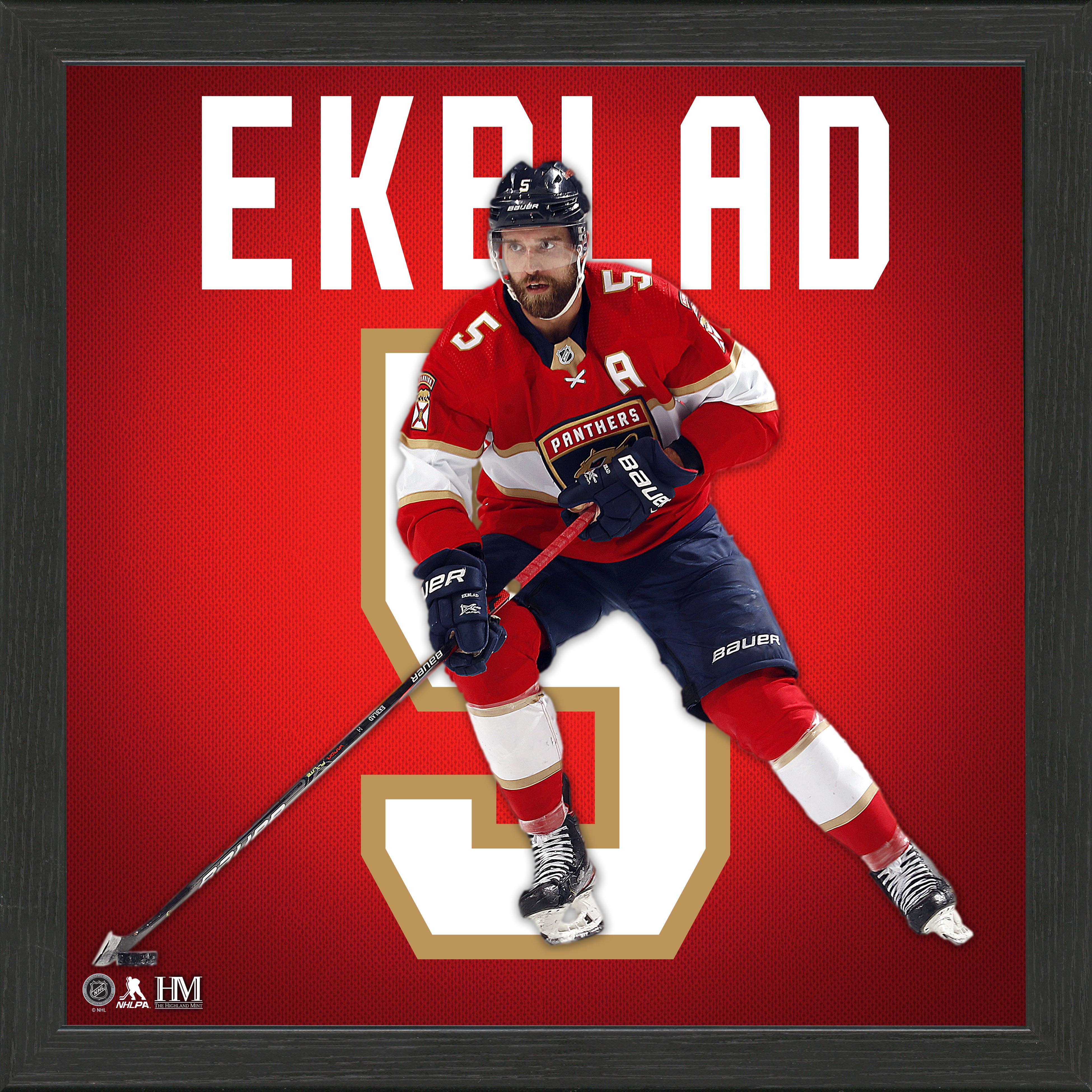 Aaron Ekblad Panthers Impact Jersey Frame - Sports Collectibles, Sports Memorabilia, Sports Fan Shop, Sports Gifts