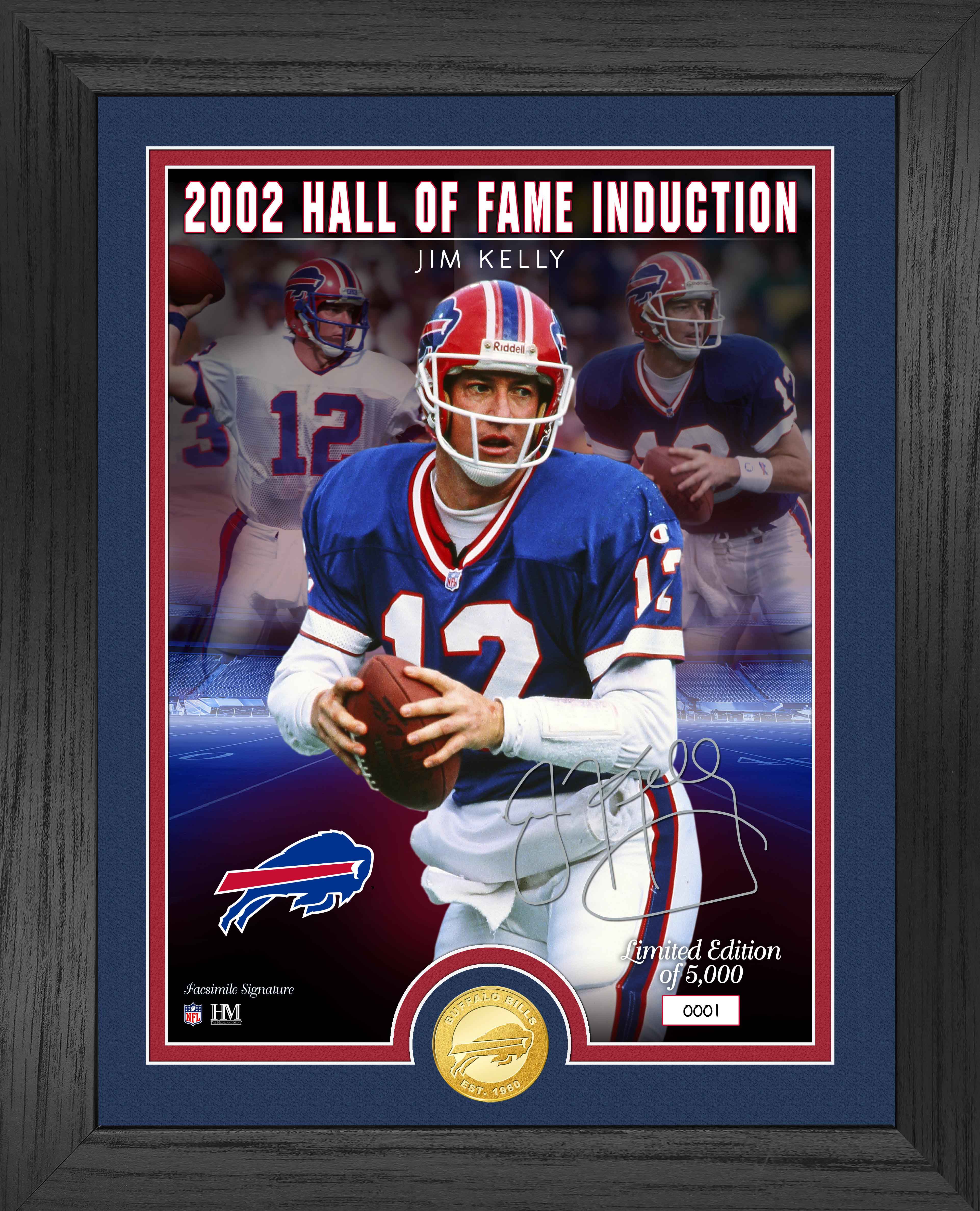 Jim Kelly Bills Hall of Fame Induction Bronze Coin Photo Mint - Sports Collectibles, Sports Memorabilia, Sports Fan Shop, Sports Gifts