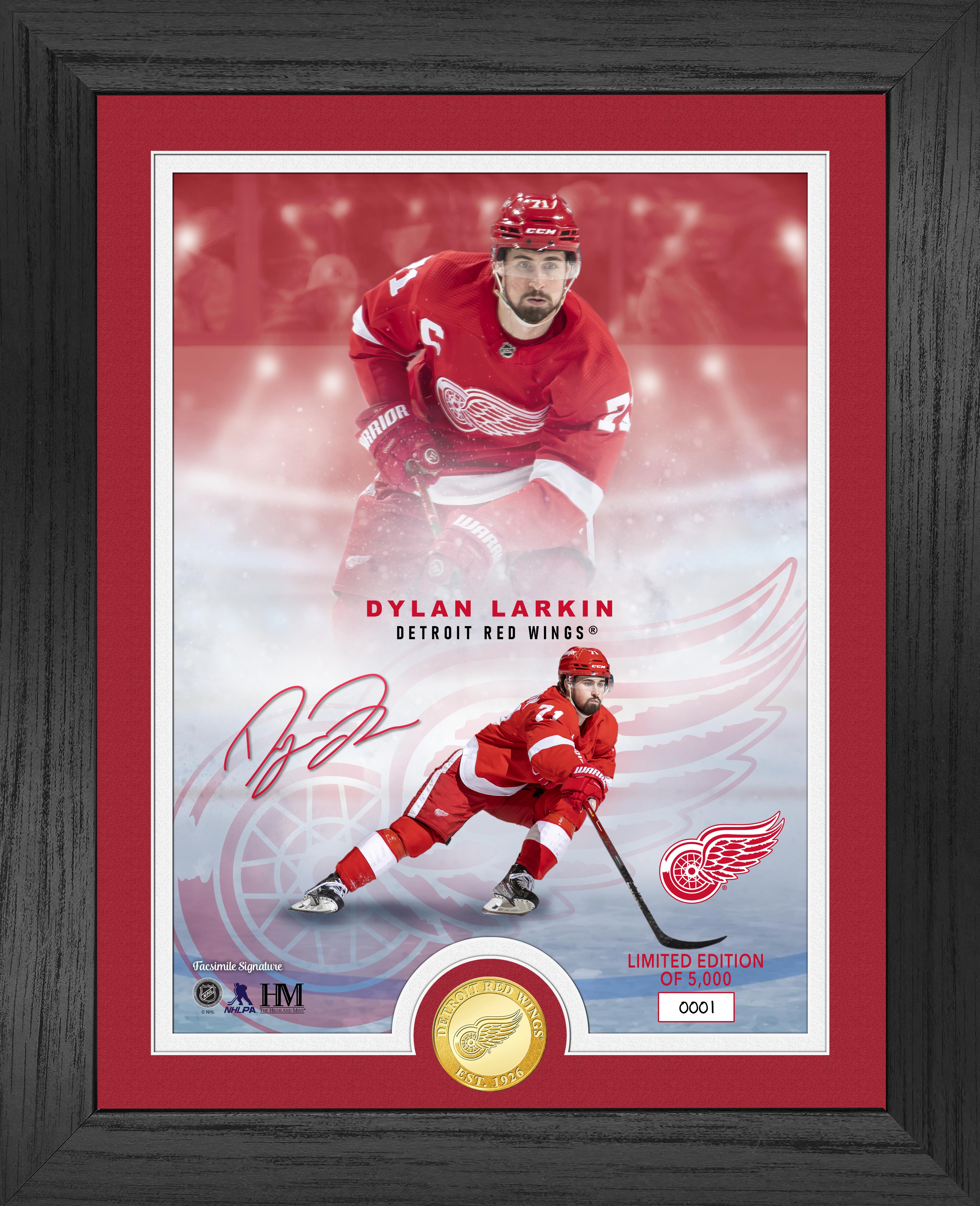 Detroit Red Wings Dylan Larkin Legends Bronze Coin Photo Mint - Sports Collectibles, Sports Memorabilia, Sports Fan Shop, Sports Gifts
