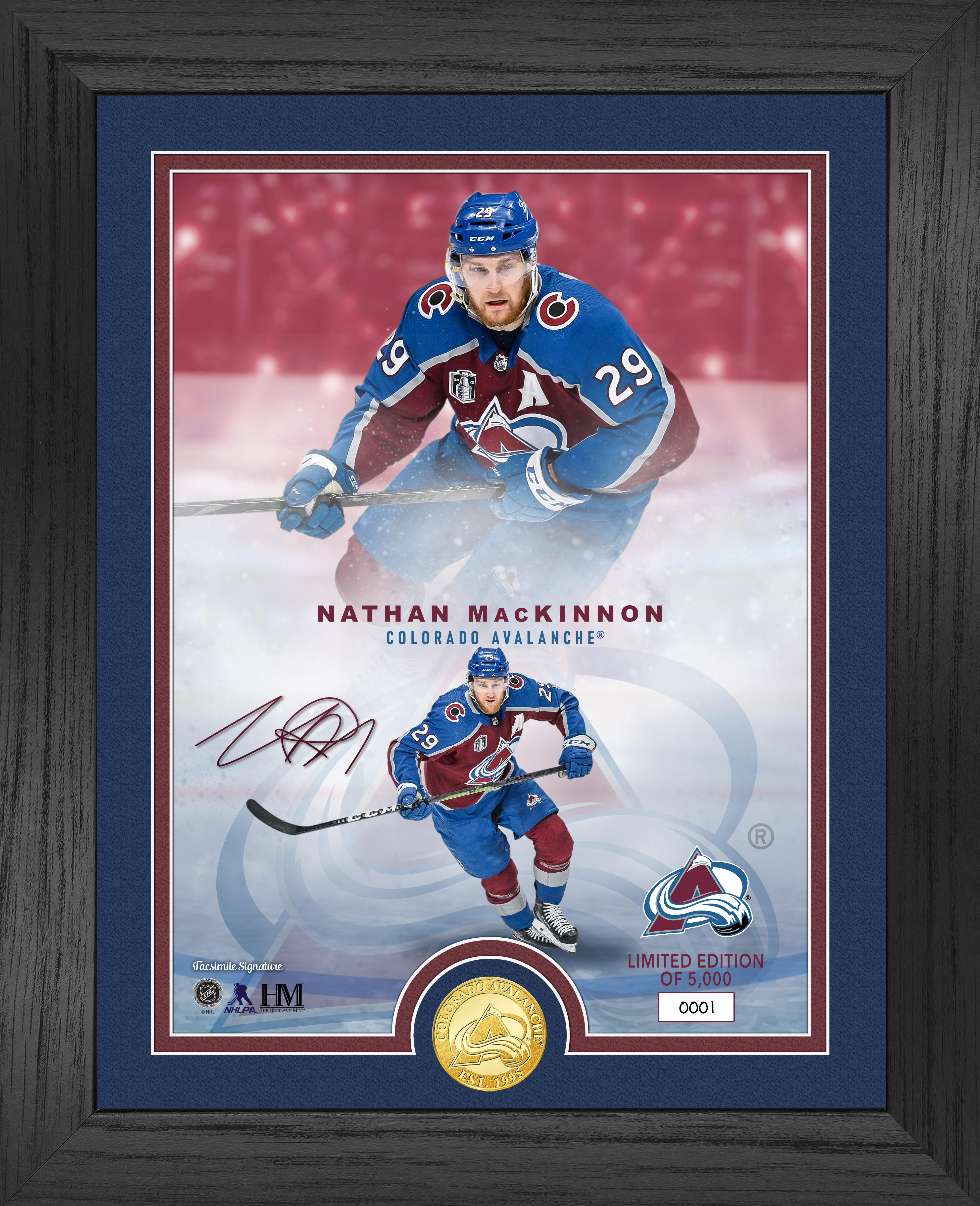 Colorado Avalanche Nathan MacKinnon Legends Bronze Coin Photo Mint - Sports Collectibles, Sports Memorabilia, Sports Fan Shop, Sports Gifts
