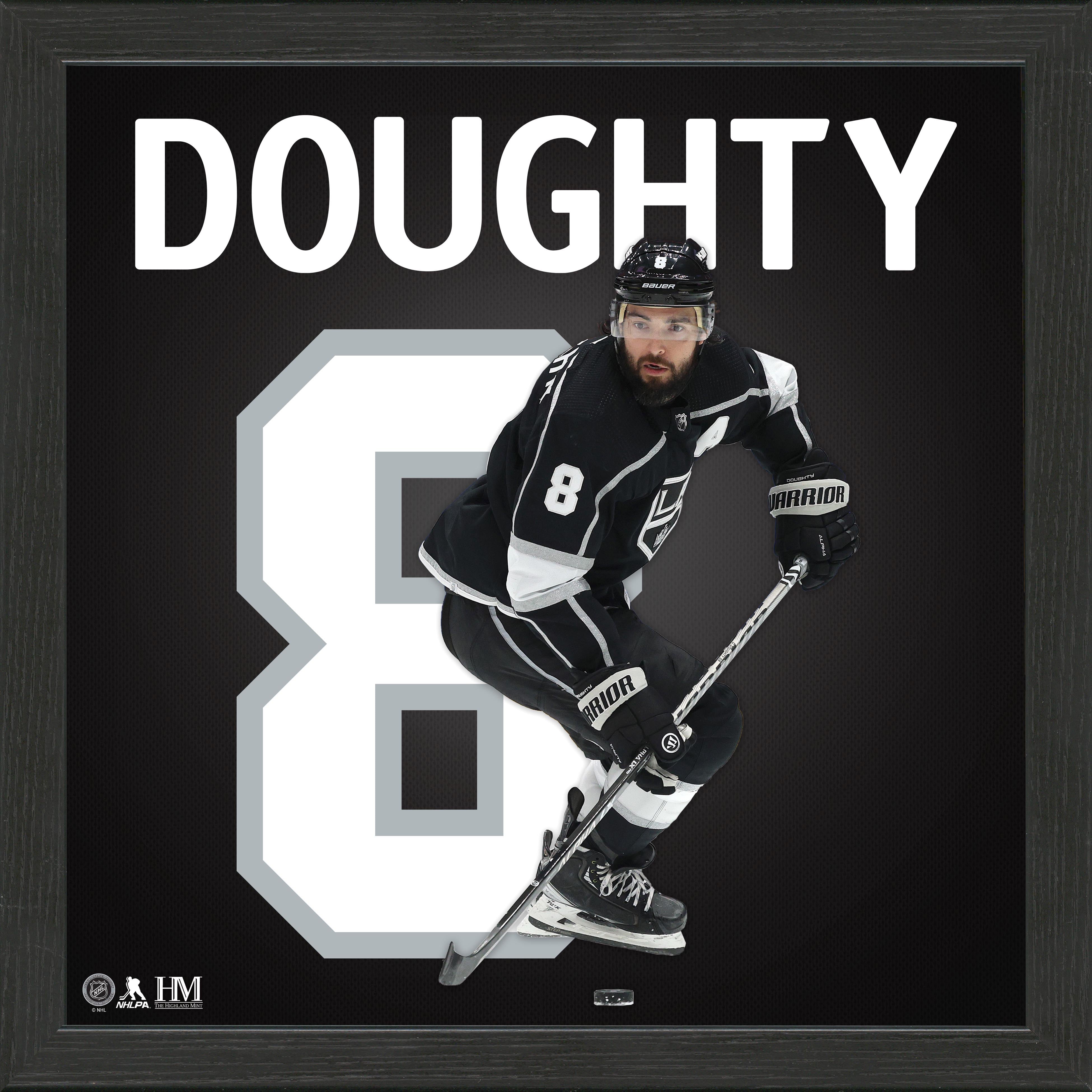 Drew Doughty Los Angeles Kings IMPACT Jersey Frame - Sports Collectibles, Sports Memorabilia, Sports Fan Shop, Sports Gifts