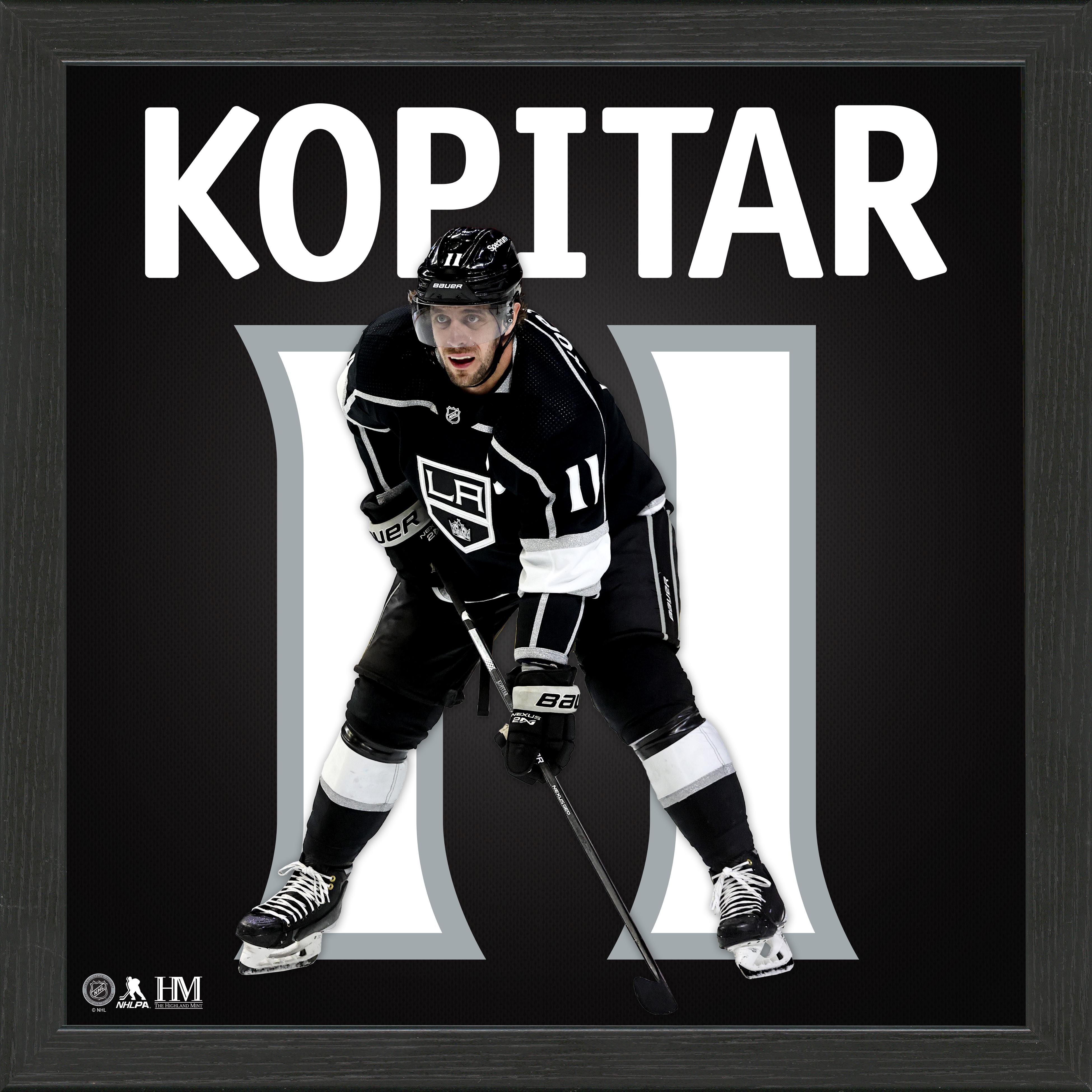 Anze Kopitar Los Angeles Kings IMPACT Jersey Frame - Sports Collectibles, Sports Memorabilia, Sports Fan Shop, Sports Gifts