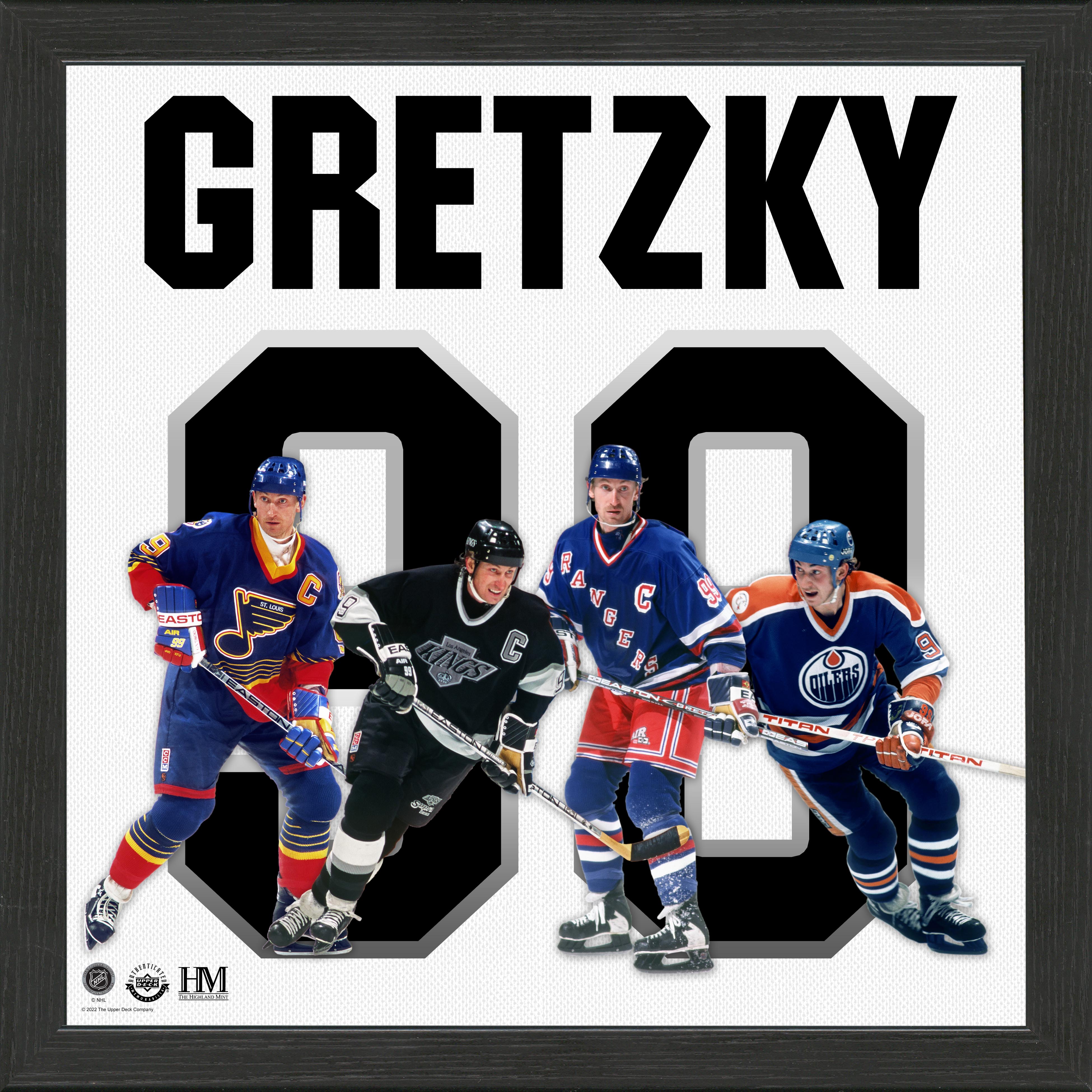 Wayne Gretzky Team History Impact Jersey Frame - Sports Collectibles, Sports Memorabilia, Sports Fan Shop, Sports Gifts