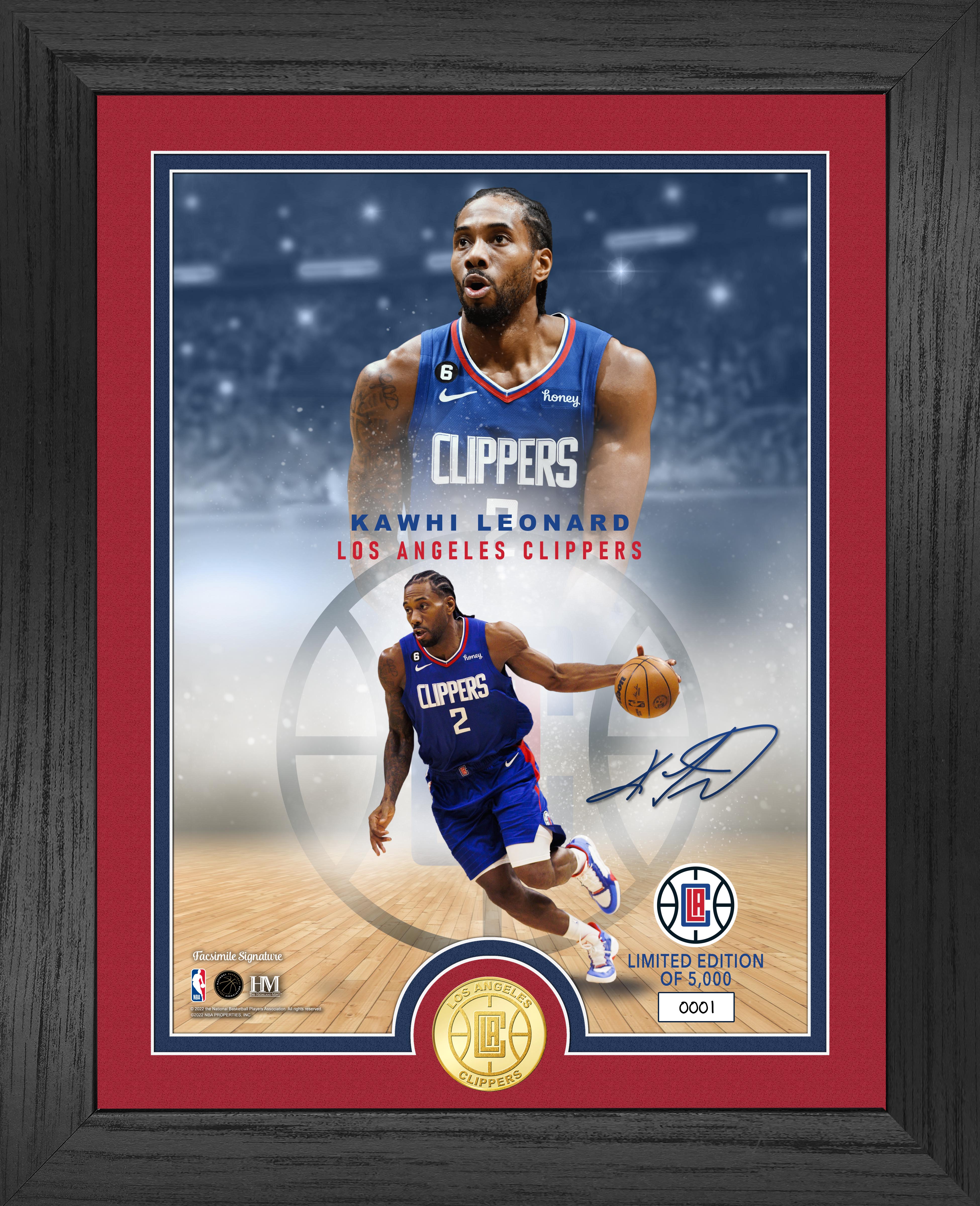 Kawhi Leonard Legends Bronze Coin Photo Mint - Sports Collectibles, Sports Memorabilia, Sports Fan Shop, Sports Gifts