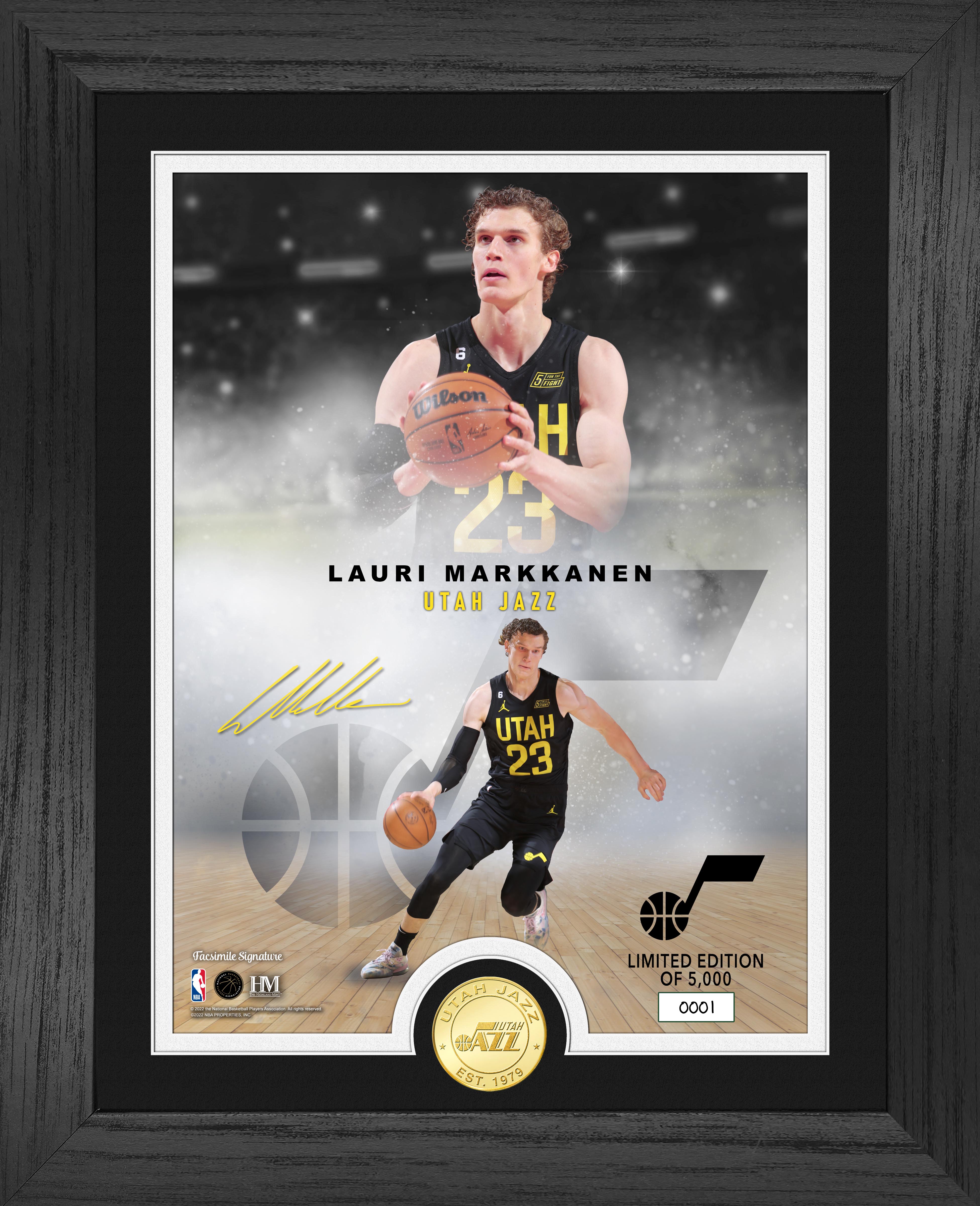 Lauri Markkanen Legends Bronze Coin Photo Mint - Sports Collectibles, Sports Memorabilia, Sports Fan Shop, Sports Gifts
