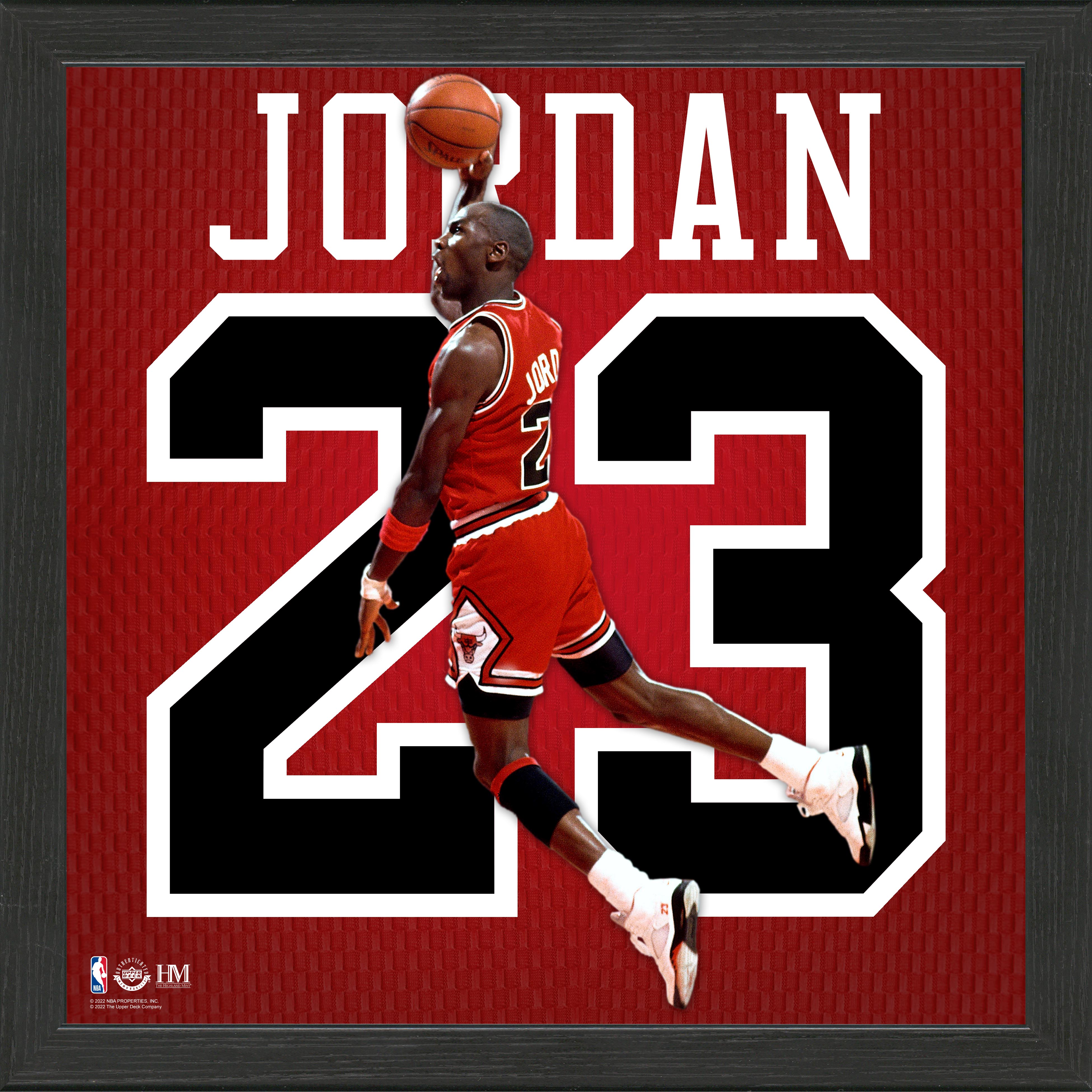 Michael Jordan Chicago Bulls Impact Jersey Frame - Sports Collectibles, Sports Memorabilia, Sports Fan Shop, Sports Gifts