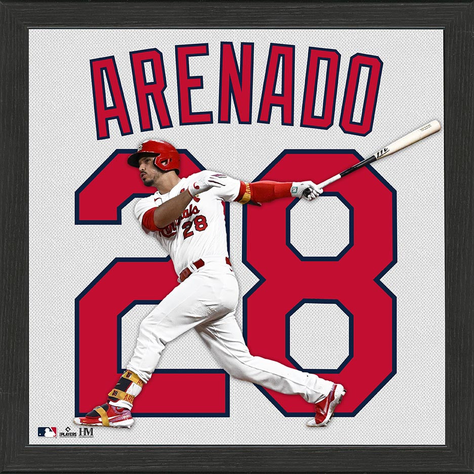 Nolan Arenado St. Louis Cardinals IMPACT Jersey Frame - Sports Collectibles, Sports Memorabilia, Sports Fan Shop, Sports Gifts