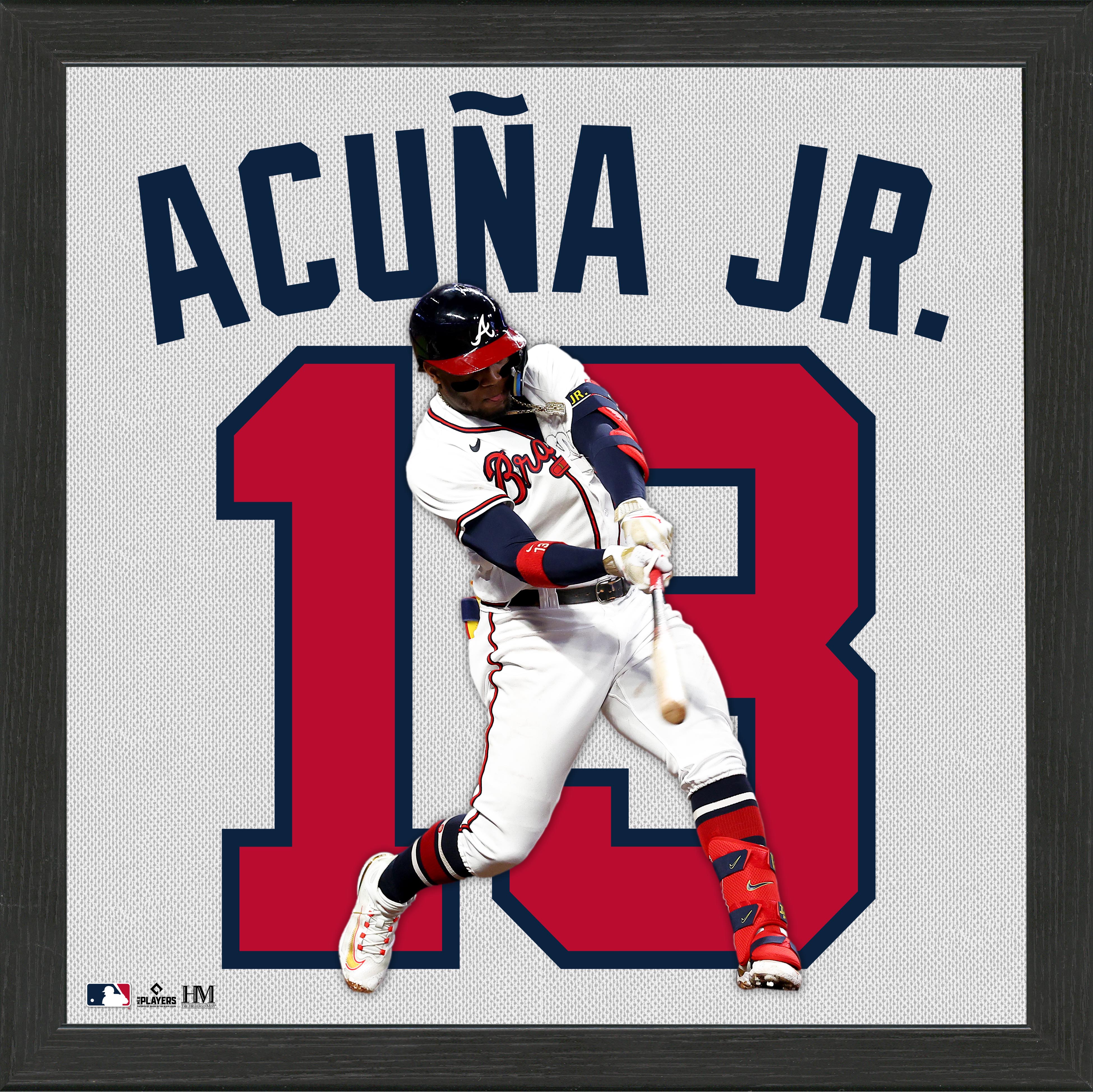 Ronald Acuna Atlanta Braves IMPACT Jersey Frame - Sports Collectibles, Sports Memorabilia, Sports Fan Shop, Sports Gifts