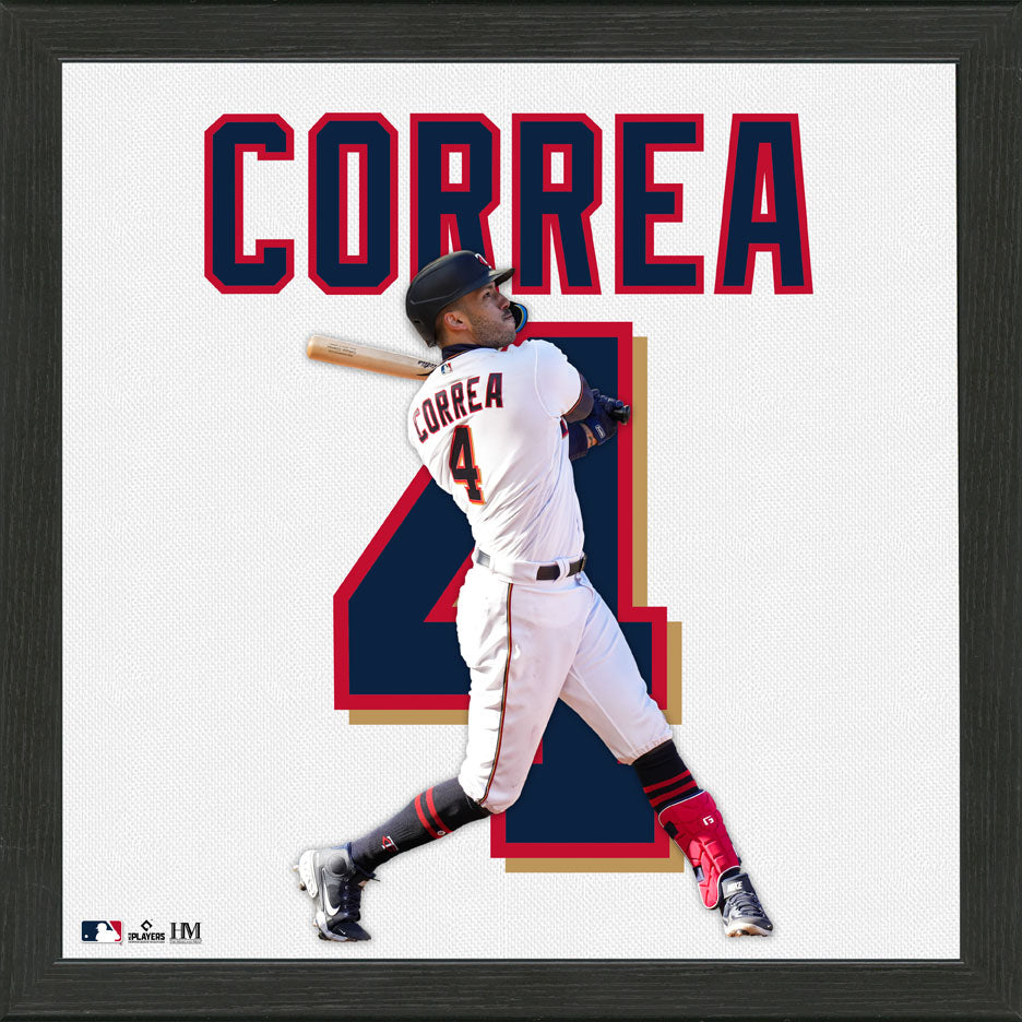 Carlos Correa Minnesota Twins IMPACT Jersey Frame - Sports Collectibles, Sports Memorabilia, Sports Fan Shop, Sports Gifts
