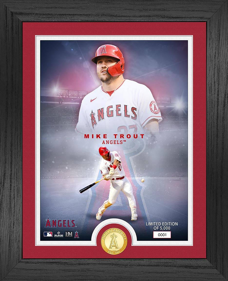Mike Trout Angels Legends Bronze Coin Photo Mint - Sports Collectibles, Sports Memorabilia, Sports Fan Shop, Sports Gifts