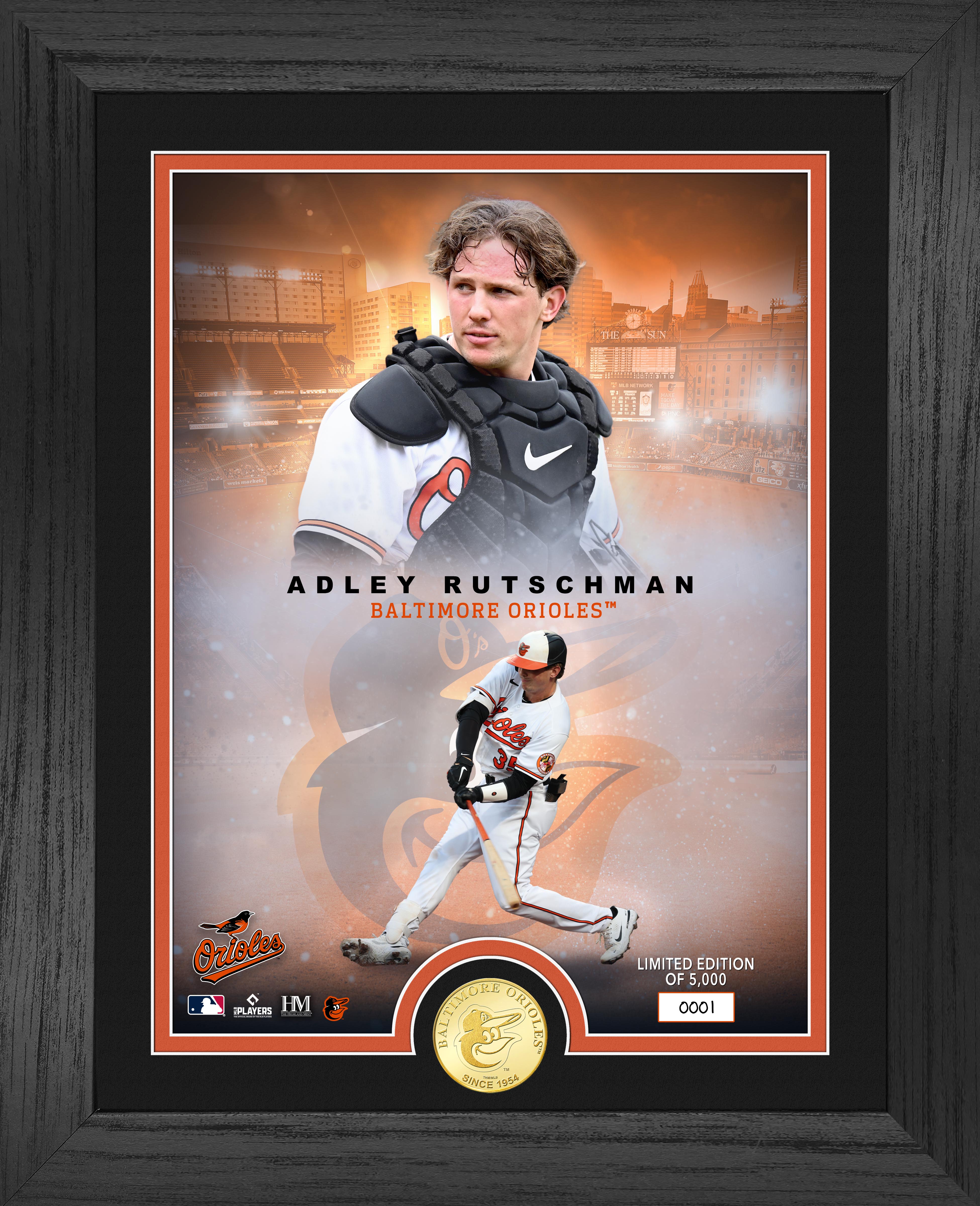 Adley Rutschman Orioles Legends Bronze Coin Photo Mint - Sports Collectibles, Sports Memorabilia, Sports Fan Shop, Sports Gifts
