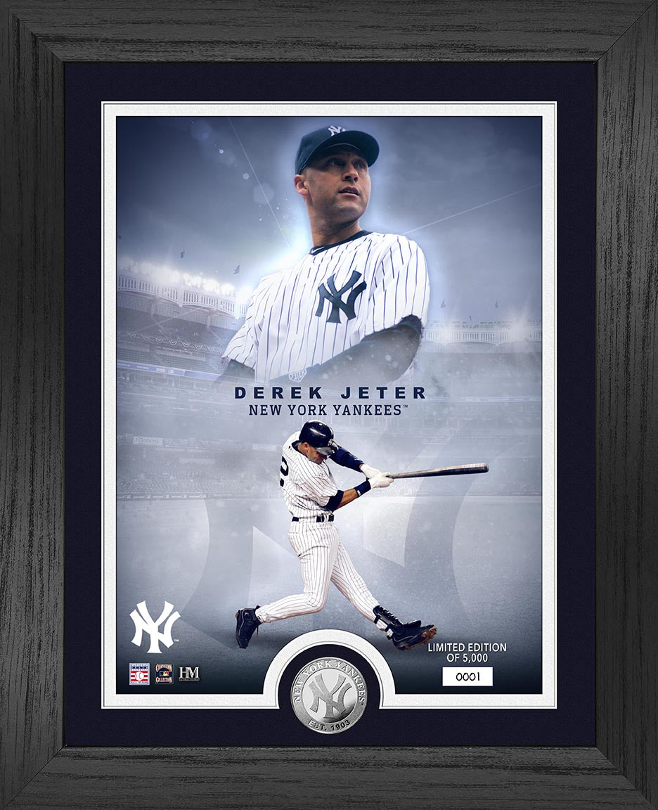 Derek Jeter Yankees Legends Silver Coin Photo Mint - Sports Collectibles, Sports Memorabilia, Sports Fan Shop, Sports Gifts