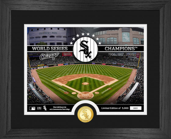 Chicago White Sox Bronze Coin Stadium Photo Mint