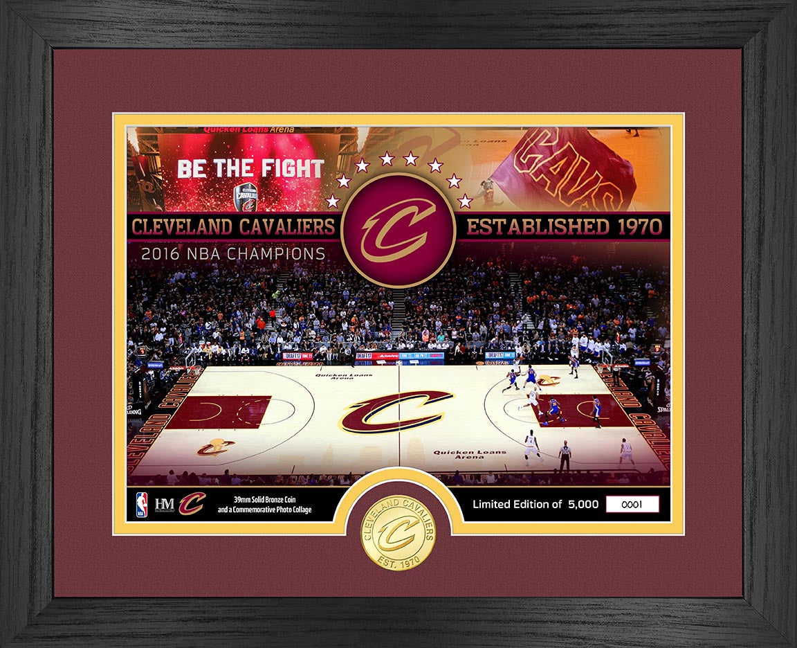 Cleveland Cavaliers Bronze Coin Court Photo Mint - Sports Collectibles, Sports Memorabilia, Sports Fan Shop, Sports Gifts