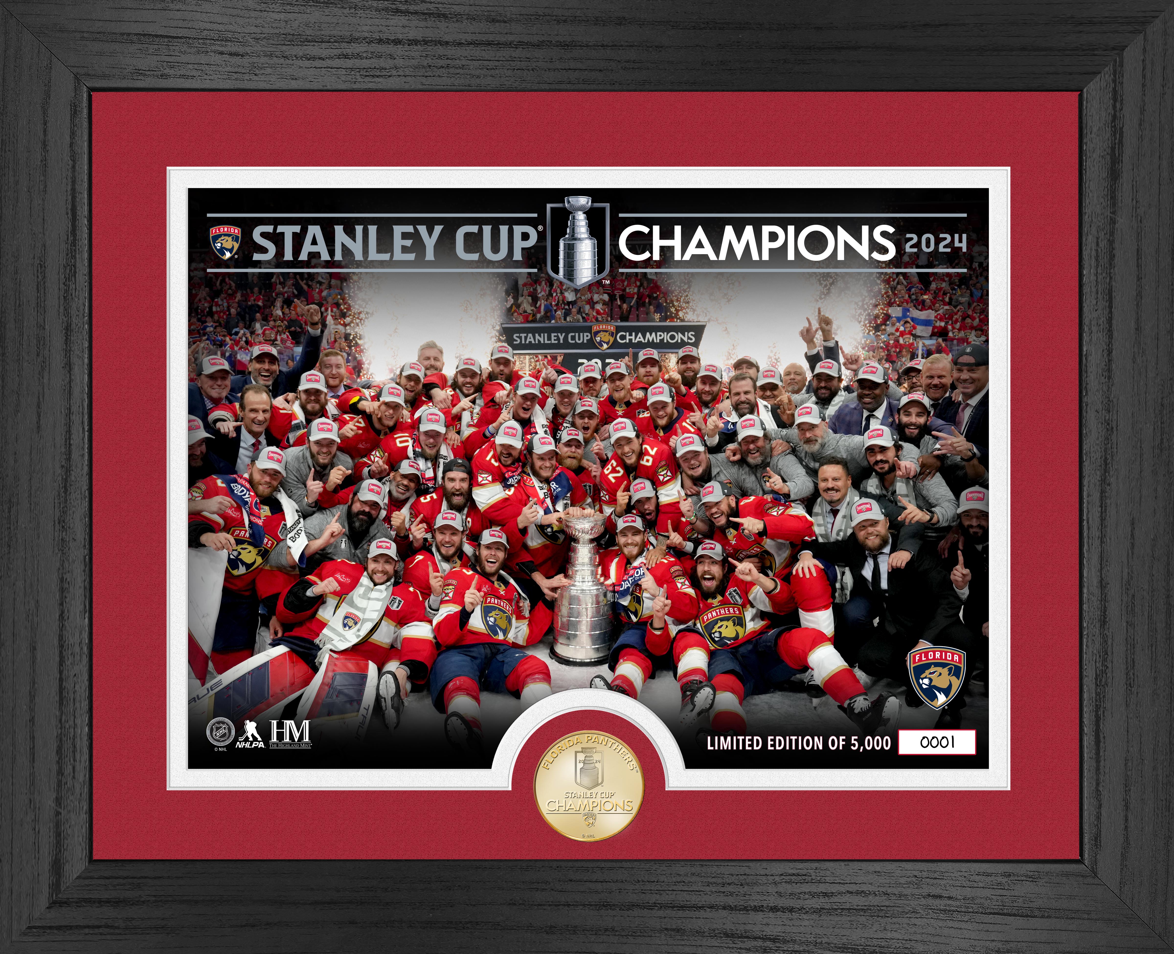 Florida Panthers 2024 Stanley Cup Champions Celebration Bronze Coin Photo Mint - Sports Collectibles, Sports Memorabilia, Sports Fan Shop, Sports Gifts