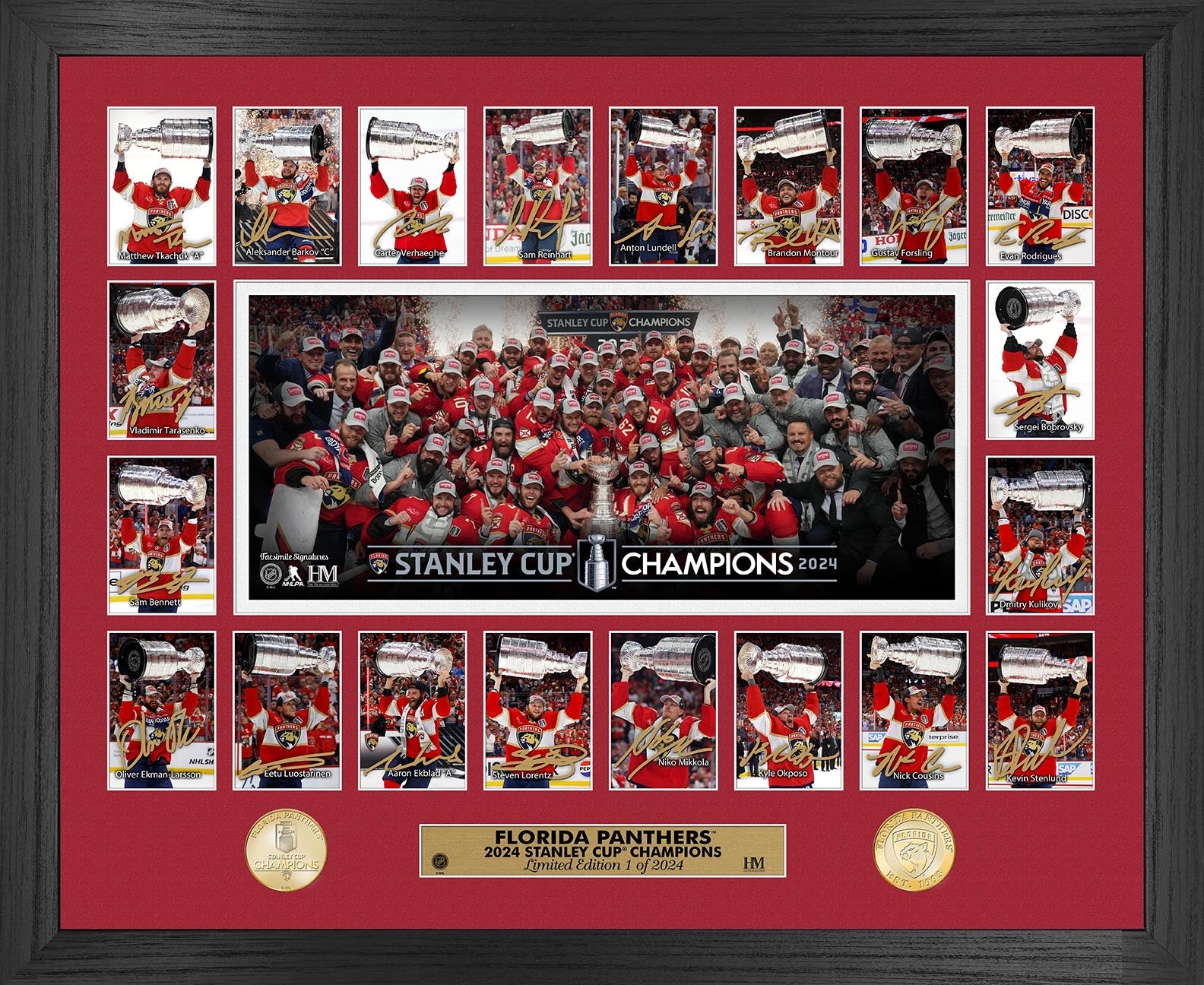 Florida Panthers 2024 Stanley Cup Champions Memorable Moments Bronze Coin Photo Mint - Sports Collectibles, Sports Memorabilia, Sports Fan Shop, Sports Gifts