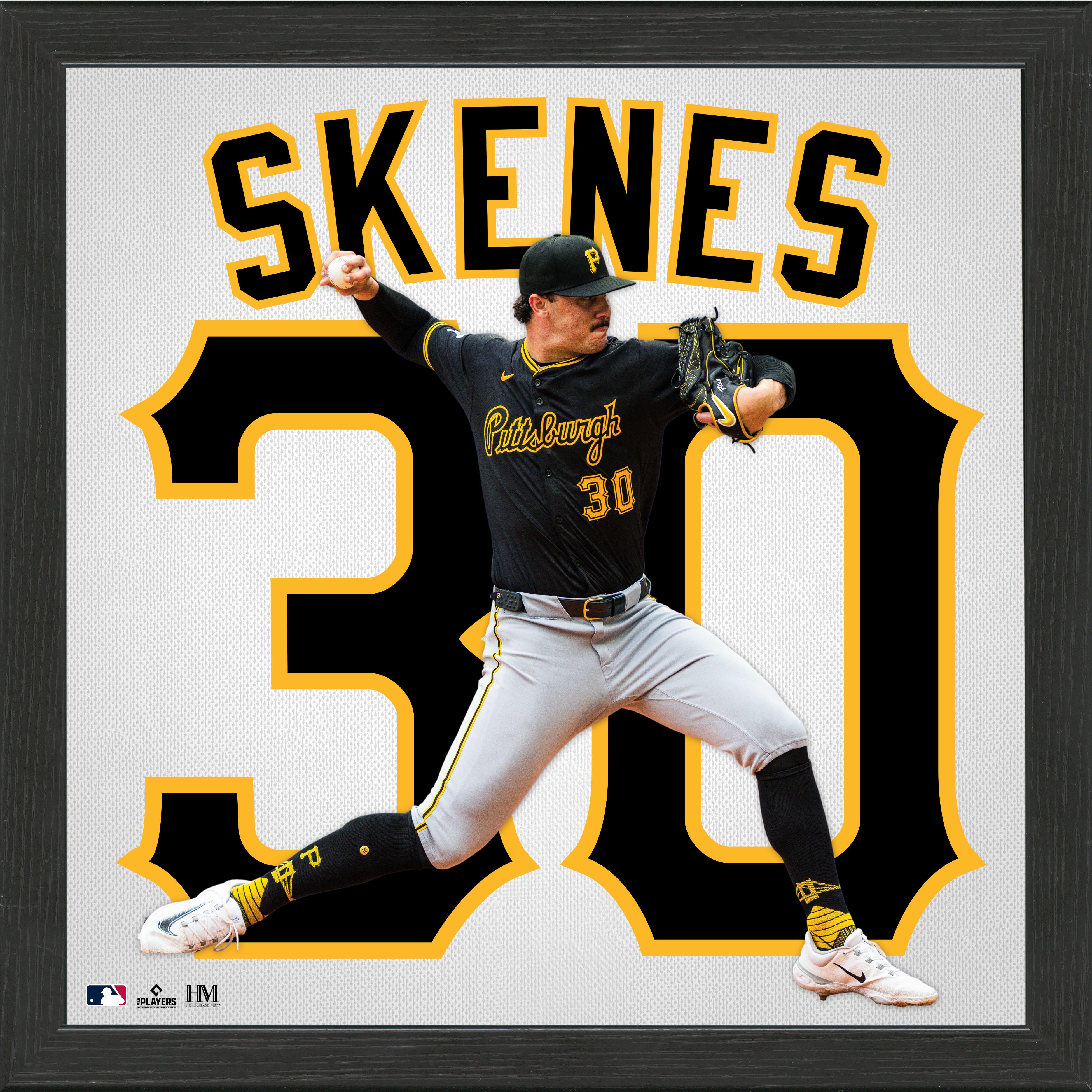 Paul Skenes Pittsburgh Pirates IMPACT Jersey Frame - Sports Collectibles, Sports Memorabilia, Sports Fan Shop, Sports Gifts