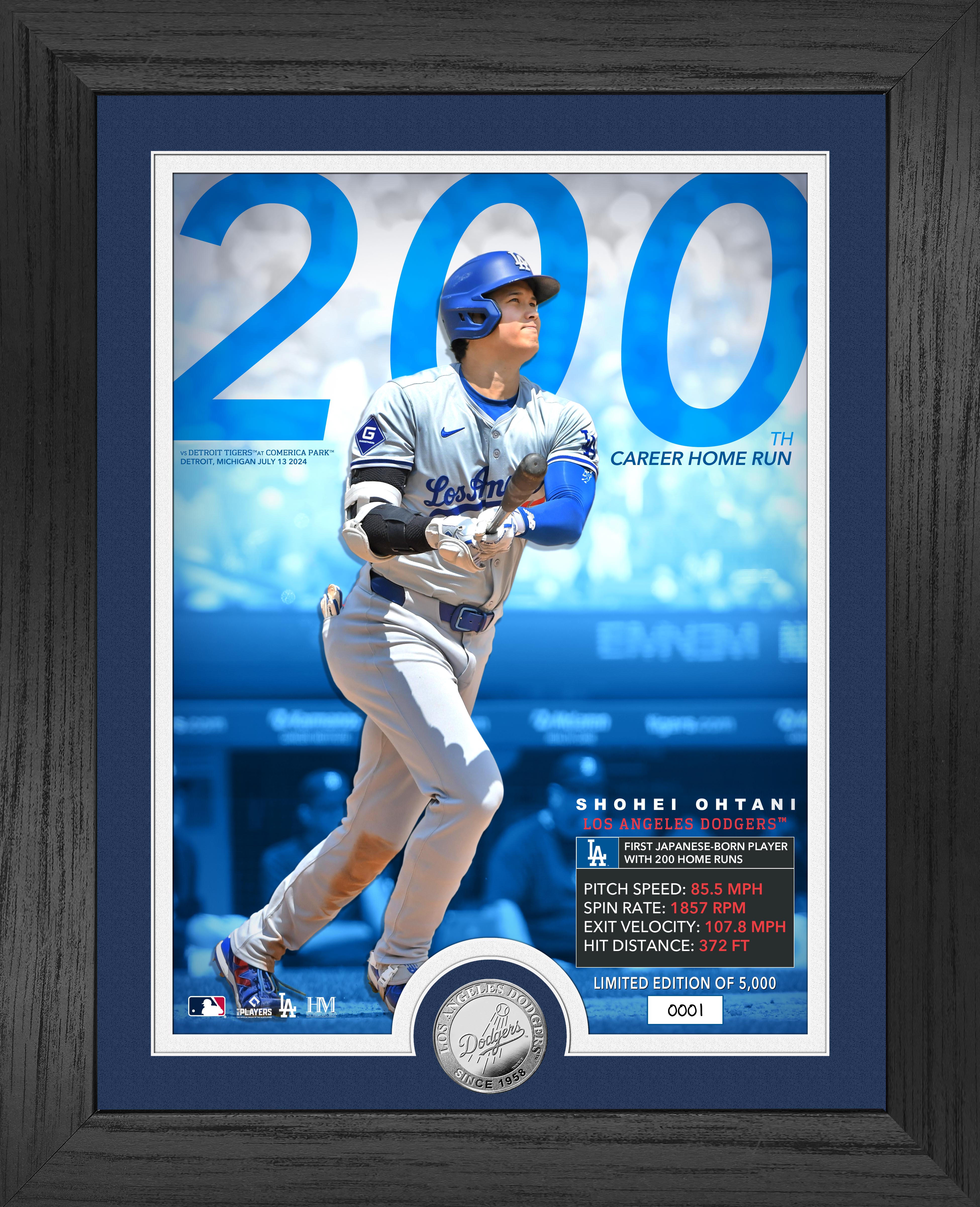 Shohei Ohtani 200th Career HR Silver Coin Photo Mint - Sports Collectibles, Sports Memorabilia, Sports Fan Shop, Sports Gifts