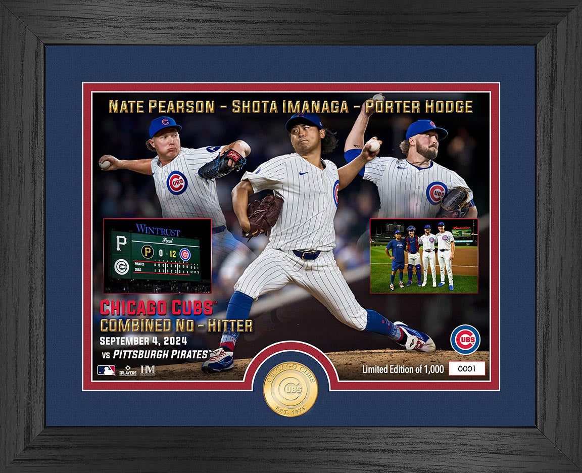 Shota Imanaga Cubs No Hitter Bronze Coin Photo Mint - Sports Collectibles, Sports Memorabilia, Sports Fan Shop, Sports Gifts