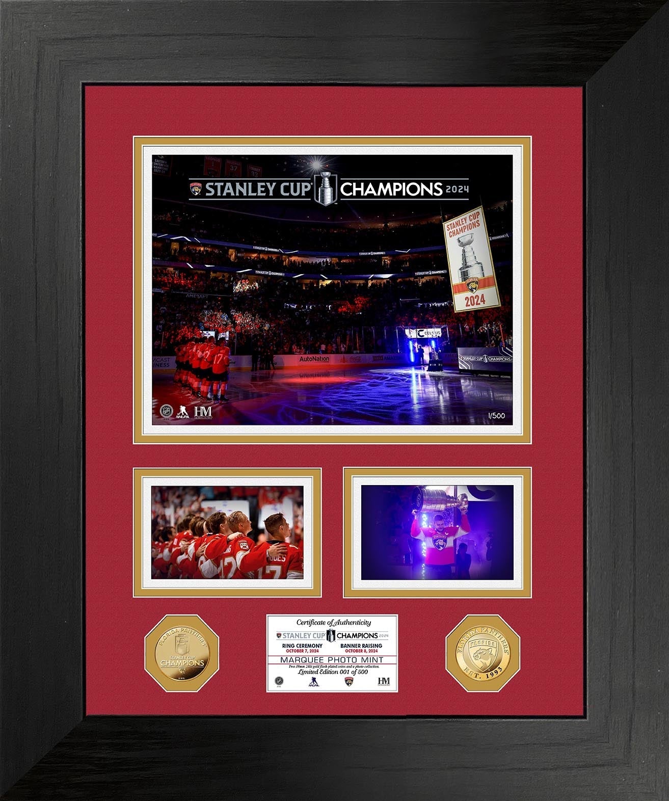 Florida Panthers Stanley Cup Champions Marquee Gold Coin Photo Mint - Sports Collectibles, Sports Memorabilia, Sports Fan Shop, Sports Gifts