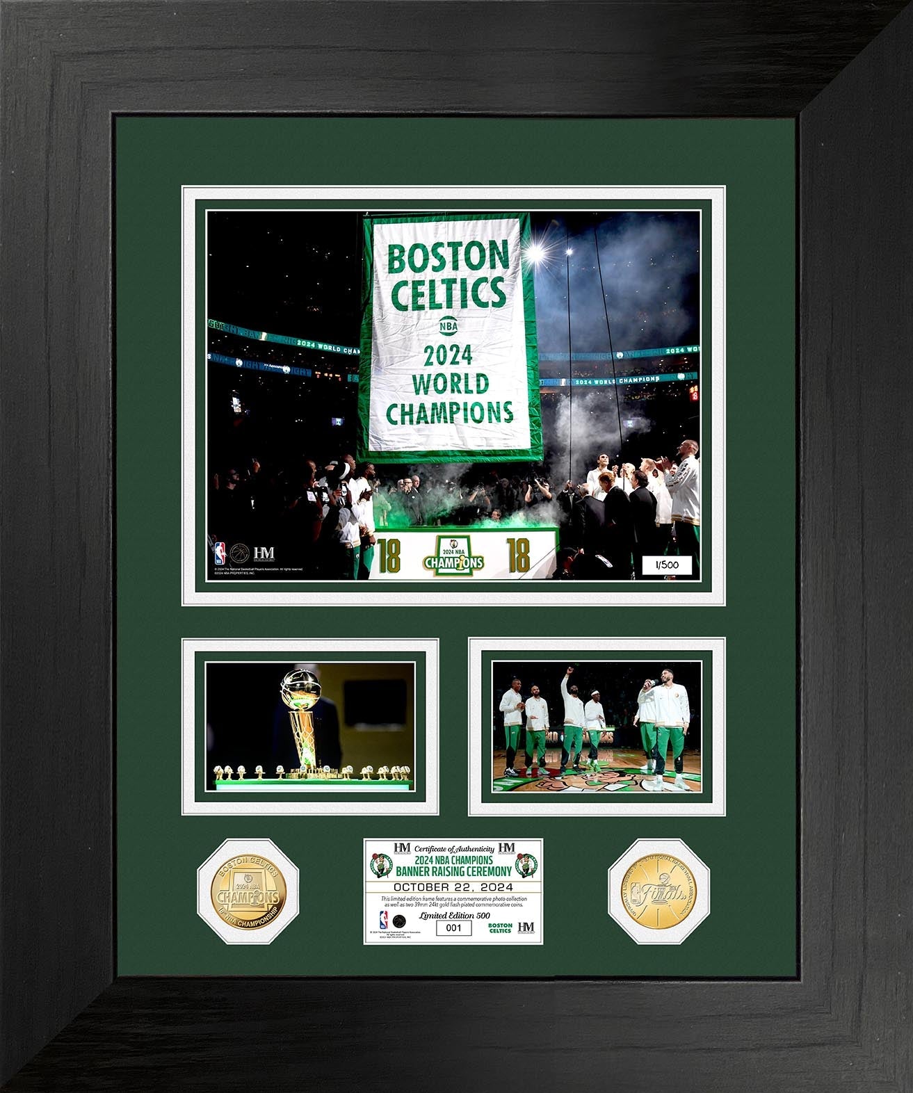 Boston Celtics 2024 NBA Championship Ticket Bronze Coin Marquee Photo Mint - Sports Collectibles, Sports Memorabilia, Sports Fan Shop, Sports Gifts