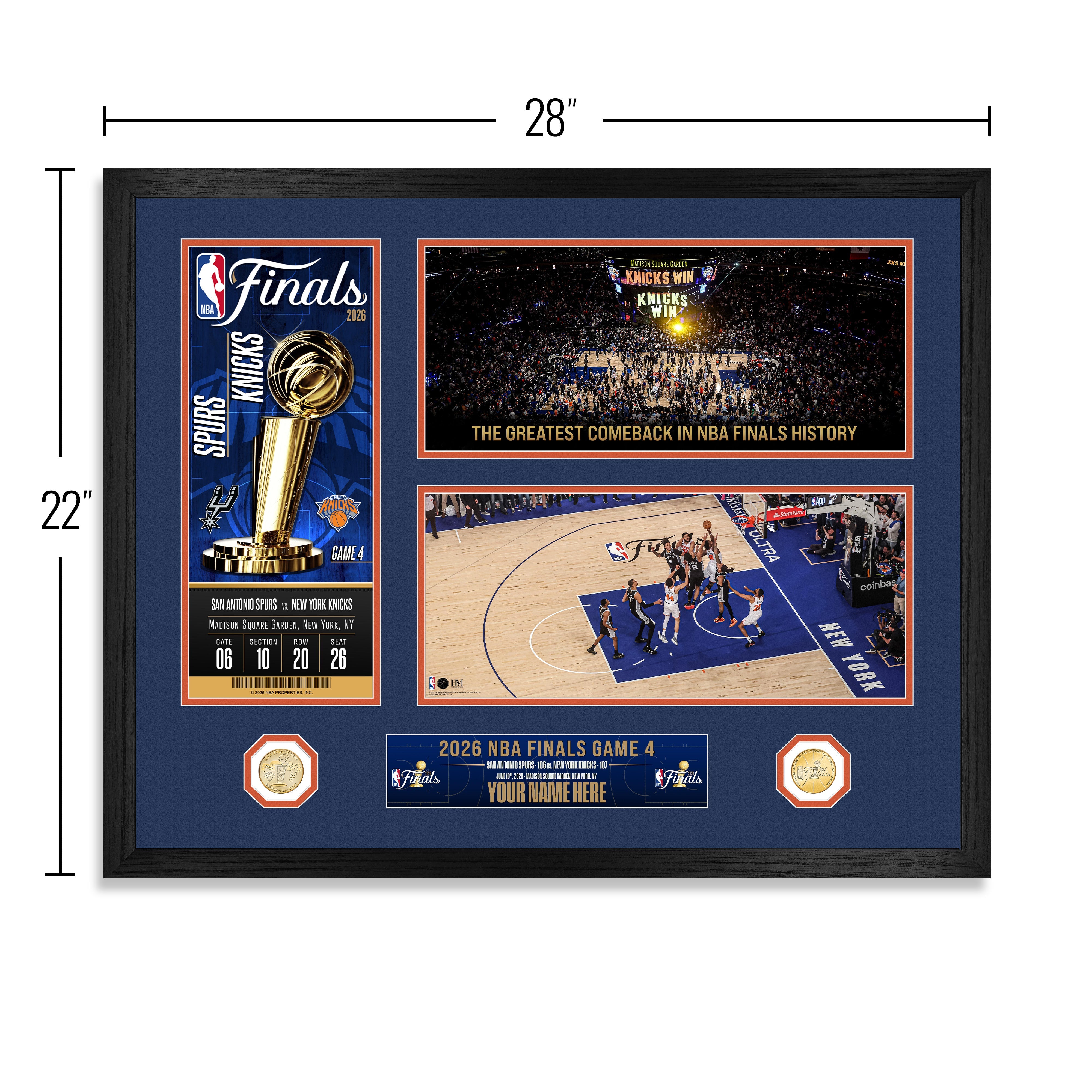 OG Anunoby Game Winner NBA Finals Game 4 Personalized Photo Mint - Sports Gifts, Sports Memorabilia, Sports Collectibles, Fan Shop