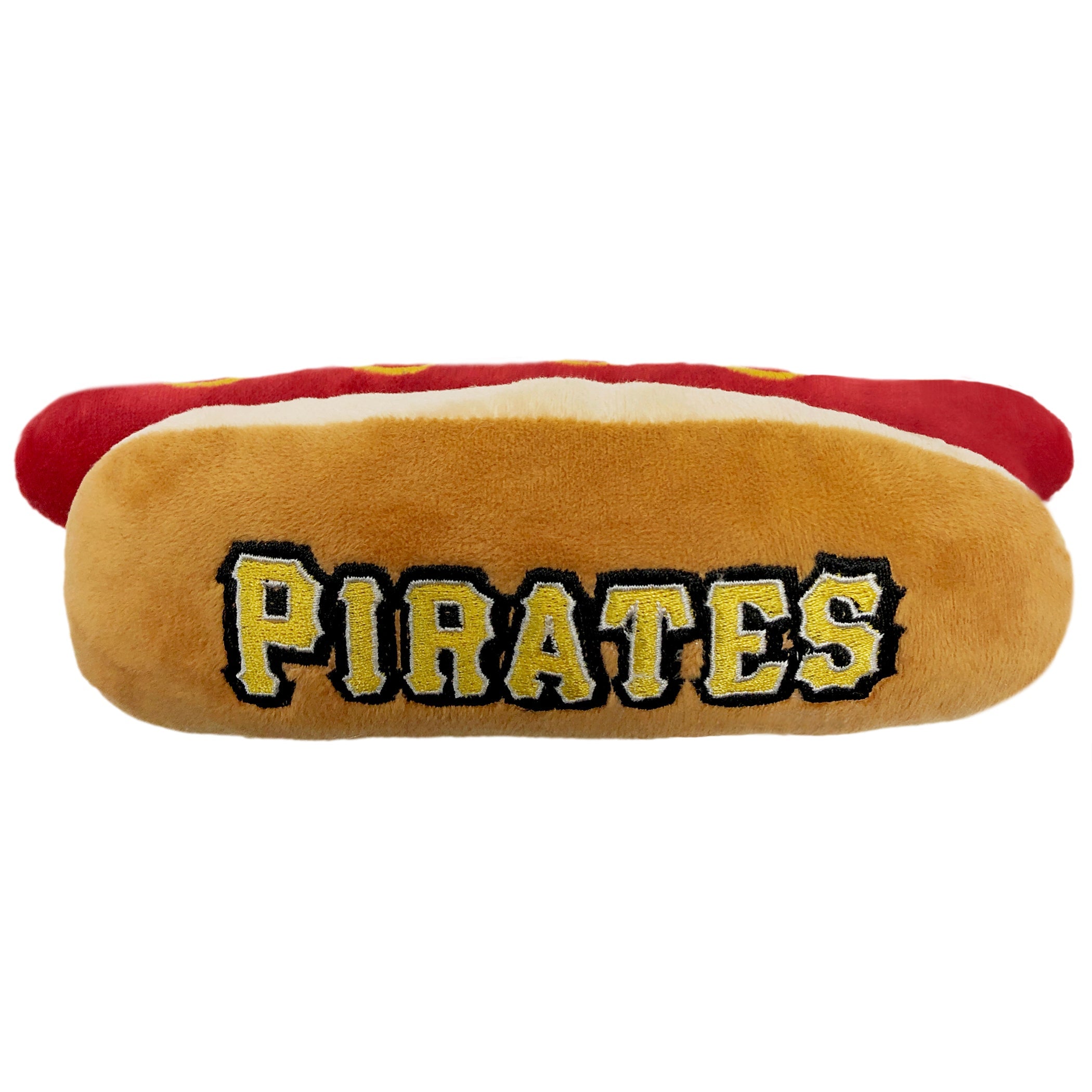 Pittsburgh Pirates Hot Dog Toy by Pets First - Sports Collectibles, Sports Memorabilia, Sports Fan Shop, Sports Gifts