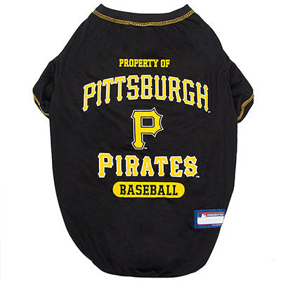 Pittsburgh Pirates Dog Tee Pets First - Sports Collectibles, Sports Memorabilia, Sports Fan Shop, Sports Gifts