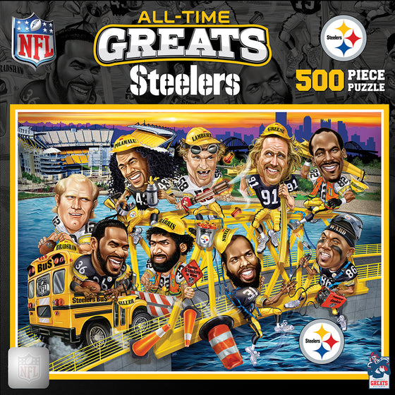 Pittsburgh Steelers Puzzle 500 Piece All-Time Greats - 757 Sports Collectibles