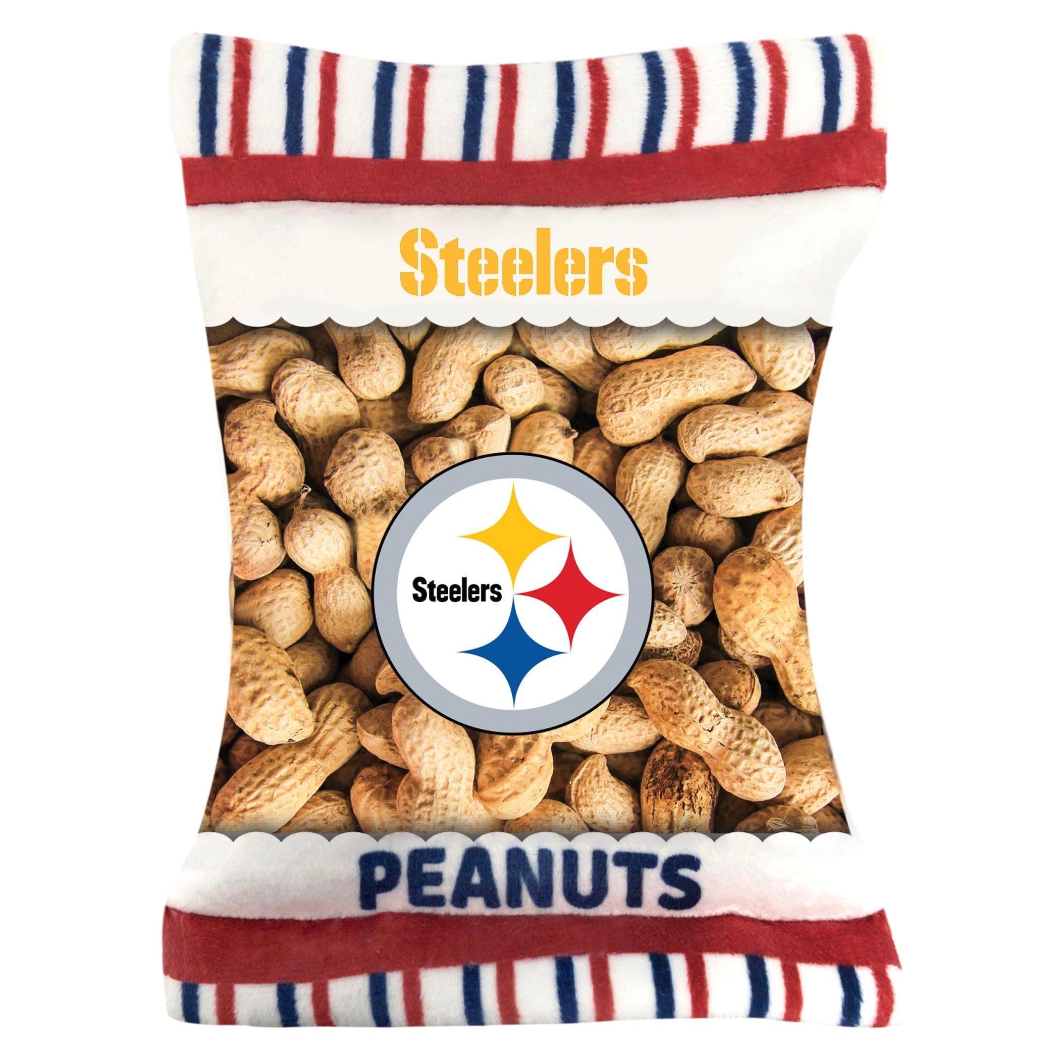 Pittsburgh Steelers Peanut Bag Toy by Pets First - Sports Collectibles, Sports Memorabilia, Sports Fan Shop, Sports Gifts