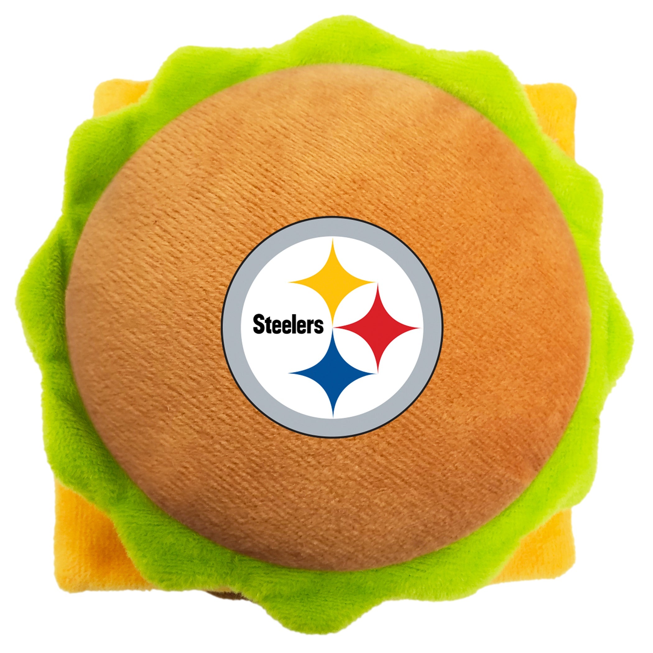 Pittsburgh Steelers Hamburger Toy by Pets First - Sports Collectibles, Sports Memorabilia, Sports Fan Shop, Sports Gifts