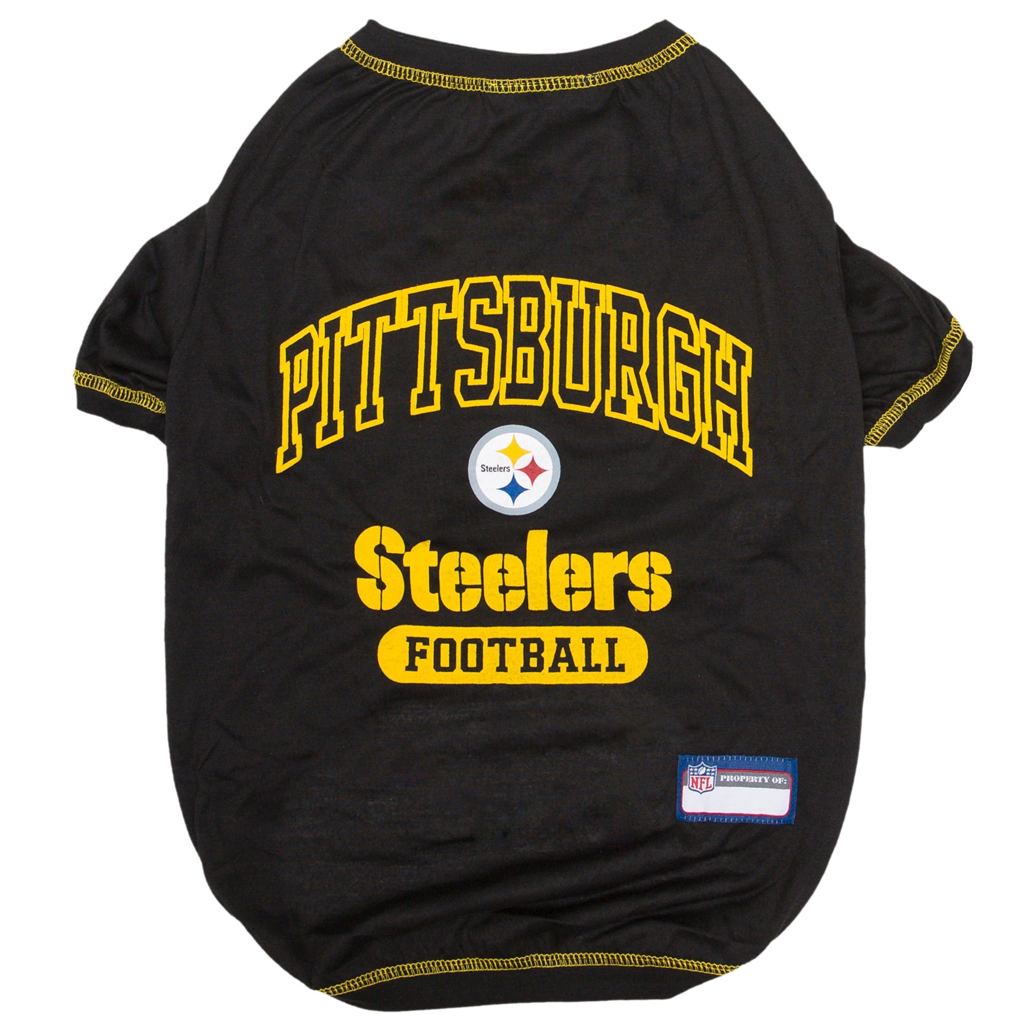 Pittsburgh Steelers Dog Tee Shirt by Pets First - Sports Collectibles, Sports Memorabilia, Sports Fan Shop, Sports Gifts