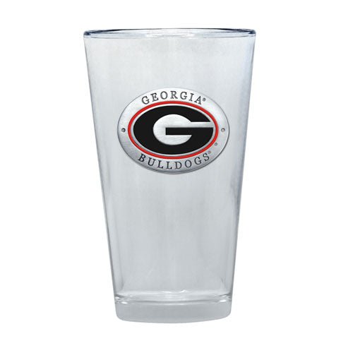 University of Georgia Pint Glass - Sports Gifts, Sports Memorabilia, Sports Collectibles, Fan Shop