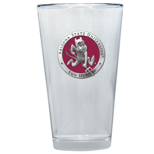 Arizona State University Sparky Logo Pint Glass - Sports Gifts, Sports Memorabilia, Sports Collectibles, Fan Shop
