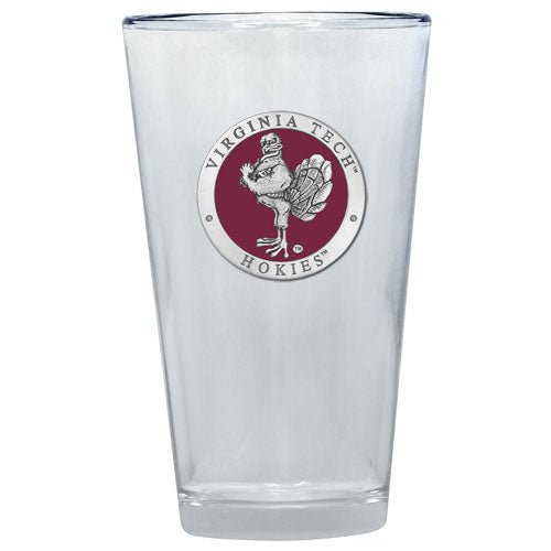 Virginia Tech University Hokies Pint Glass - Sports Gifts, Sports Memorabilia, Sports Collectibles, Fan Shop