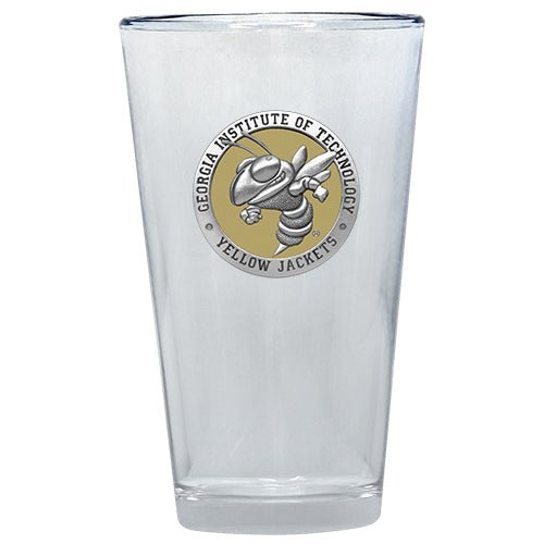Georgia Tech Buzz Logo Pint Glass - Sports Gifts, Sports Memorabilia, Sports Collectibles, Fan Shop