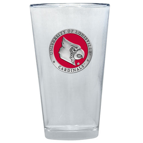 University of Louisville Pint Glass - Sports Collectibles, Sports Memorabilia, Sports Fan Shop, Sports Gifts
