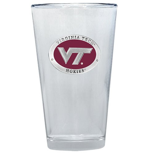 Virginia Tech University VT Logo Pint Glass - Sports Gifts, Sports Memorabilia, Sports Collectibles, Fan Shop