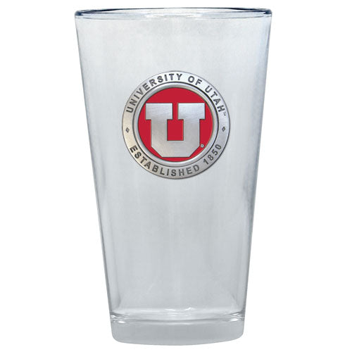 University of Utah Pint Glass - Sports Collectibles, Sports Memorabilia, Sports Fan Shop, Sports Gifts