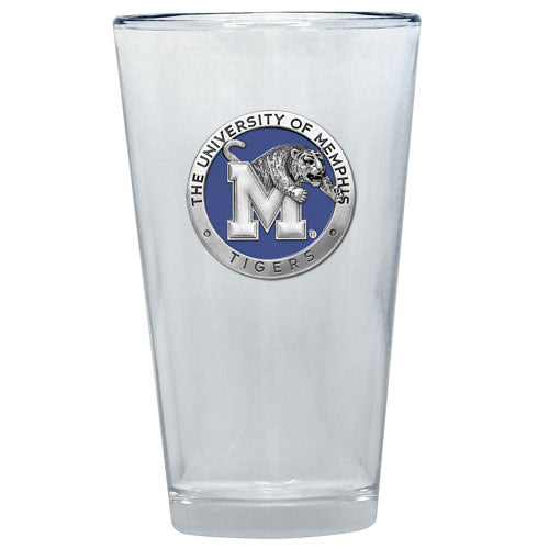 University of Memphis Pint Glass - Sports Collectibles, Sports Memorabilia, Sports Fan Shop, Sports Gifts